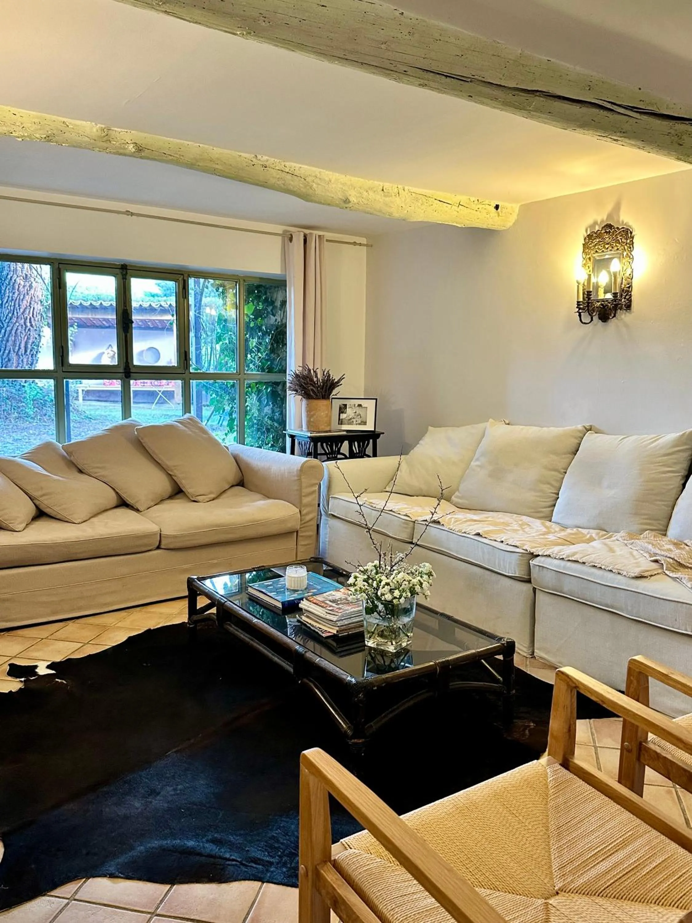 Seating area in Chambre D'hôte La Beaudine