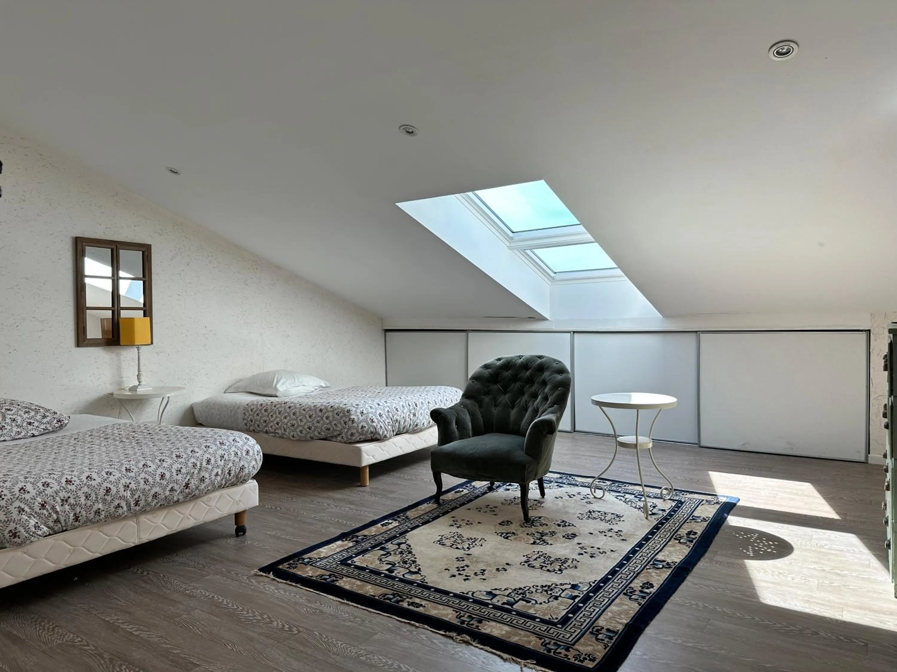 Bed in Chambre D'hôte La Beaudine