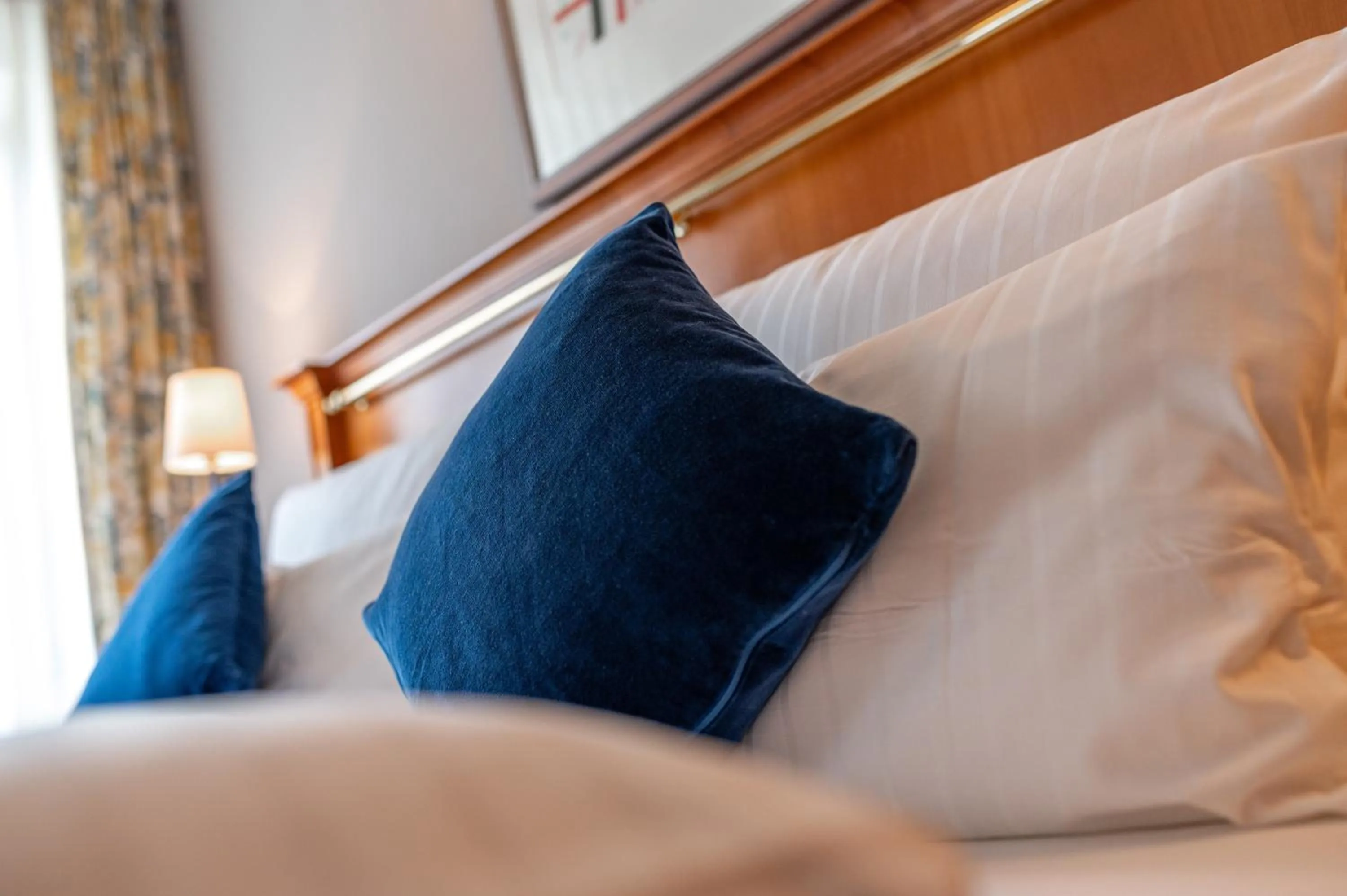 Bed in Romantik Hotel Kleber Post