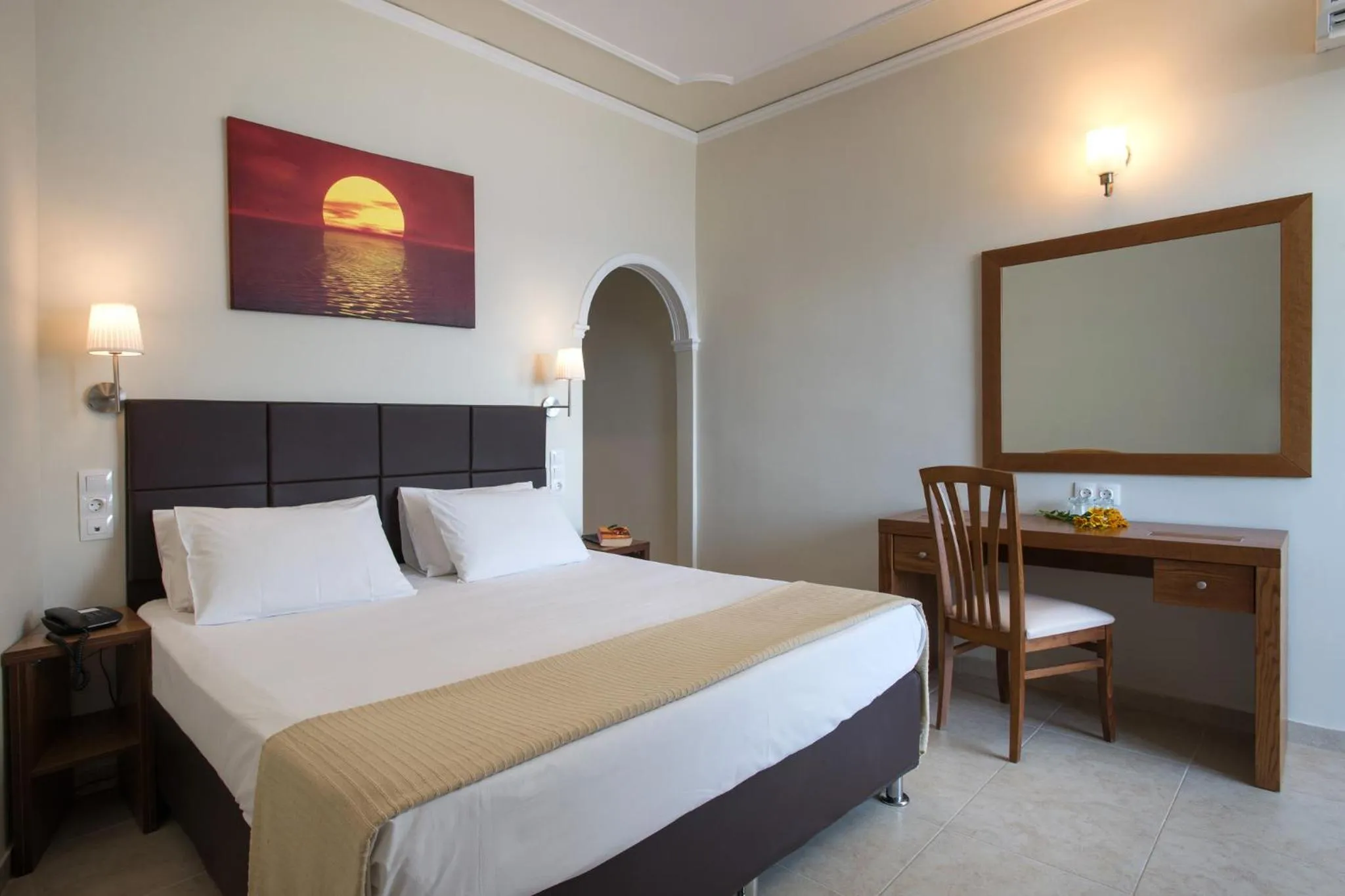 Bed in Hotel Kaiser Bridge