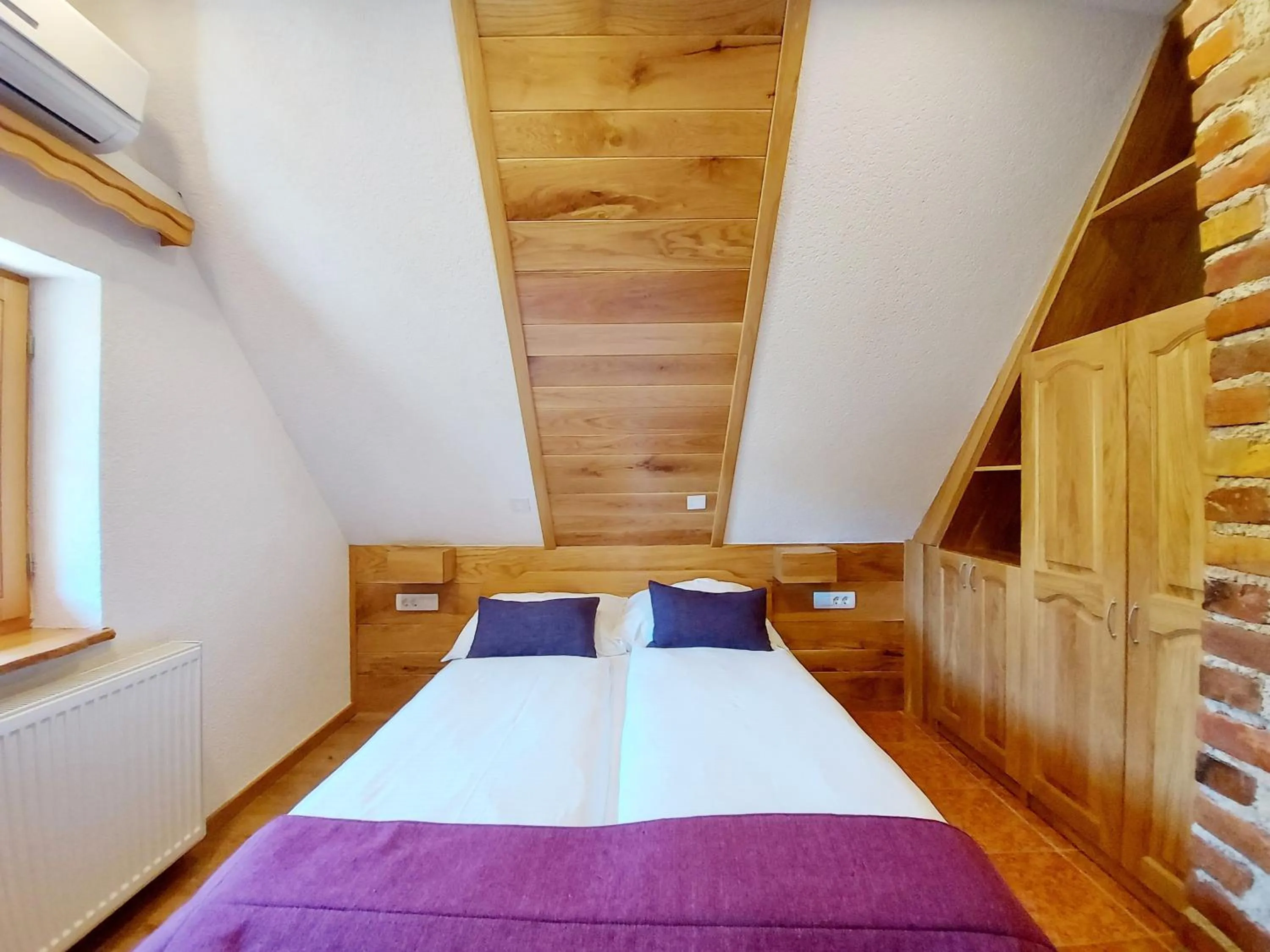 Bed in Plitvice Ethno House