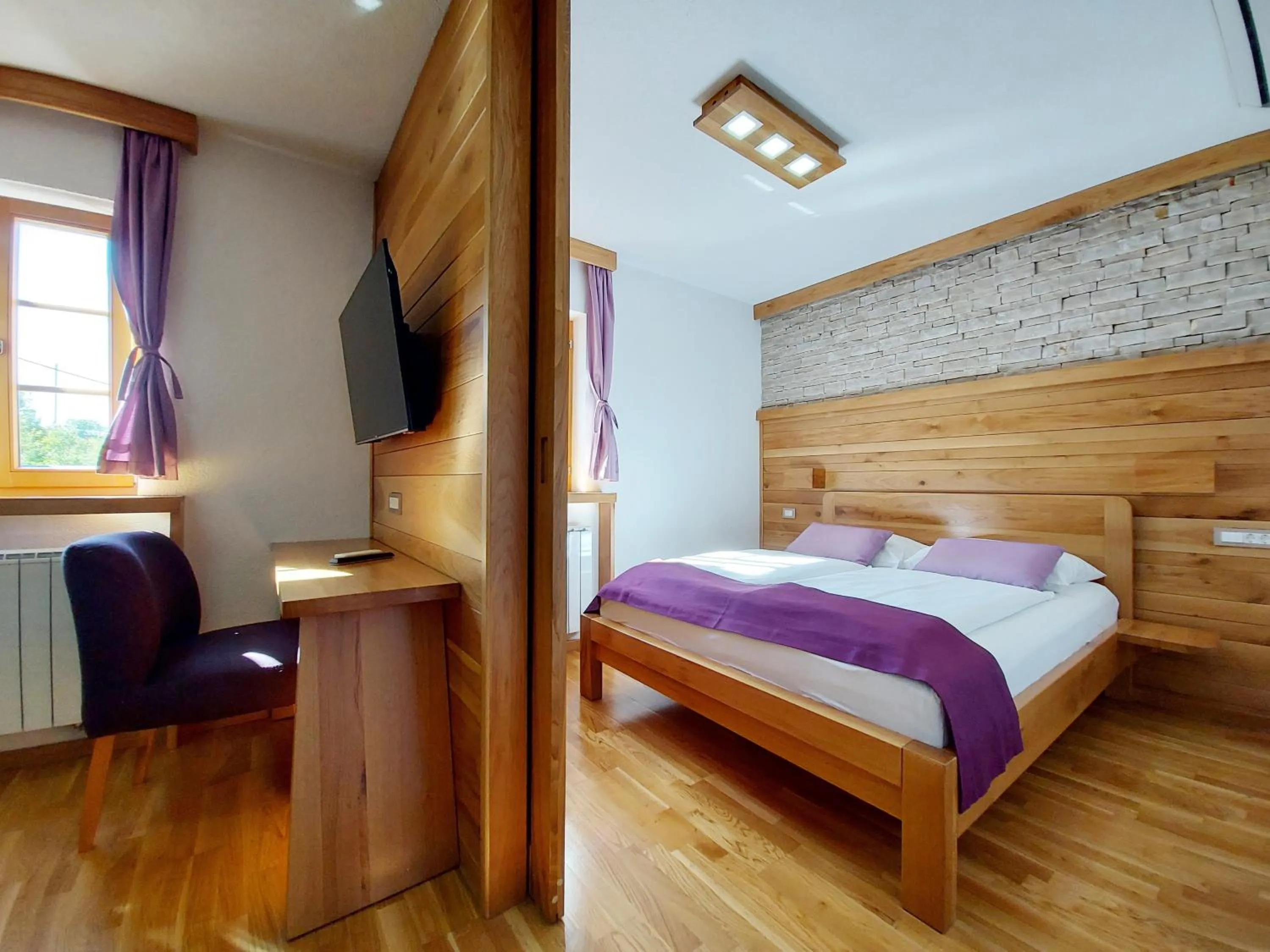 Bed in Plitvice Ethno House