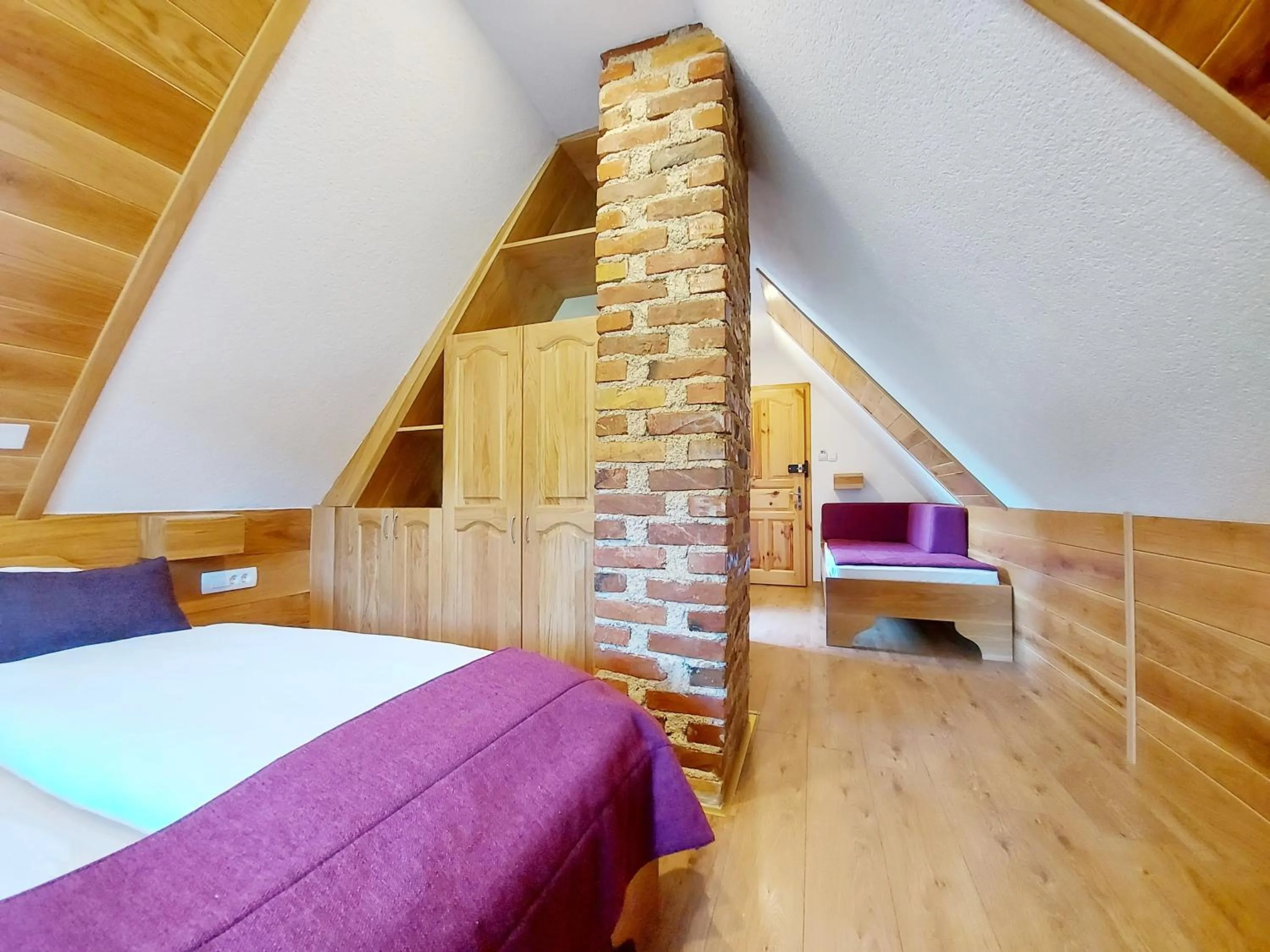 Bed in Plitvice Ethno House