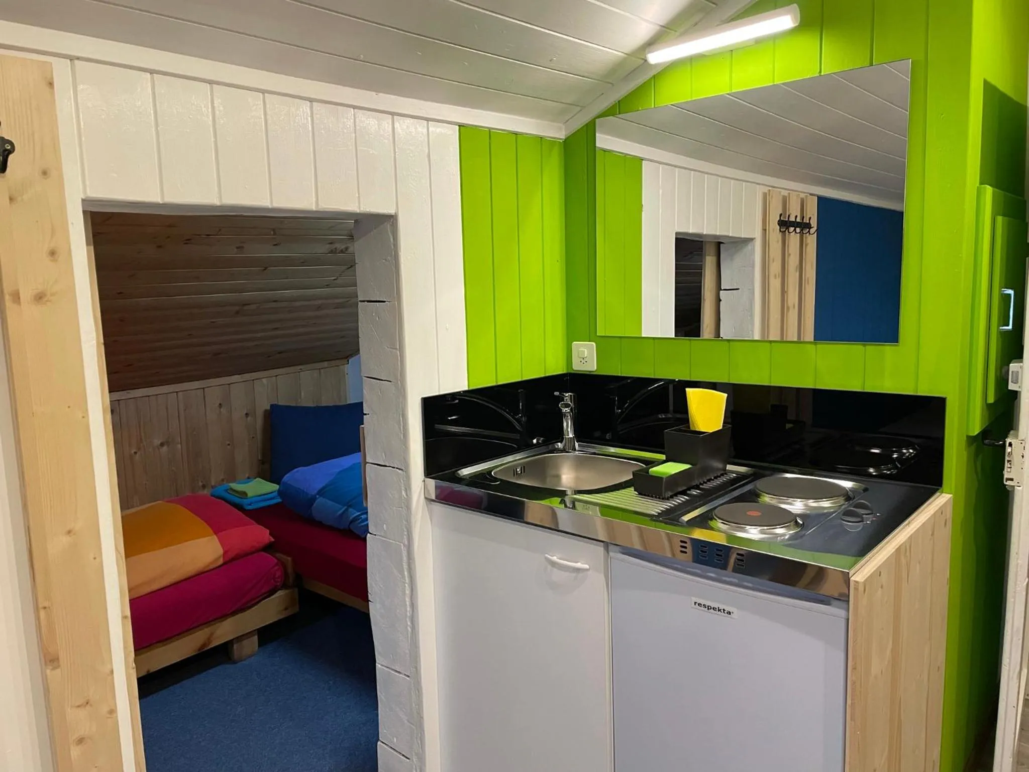Kitchen or kitchenette in Adventure Hostel