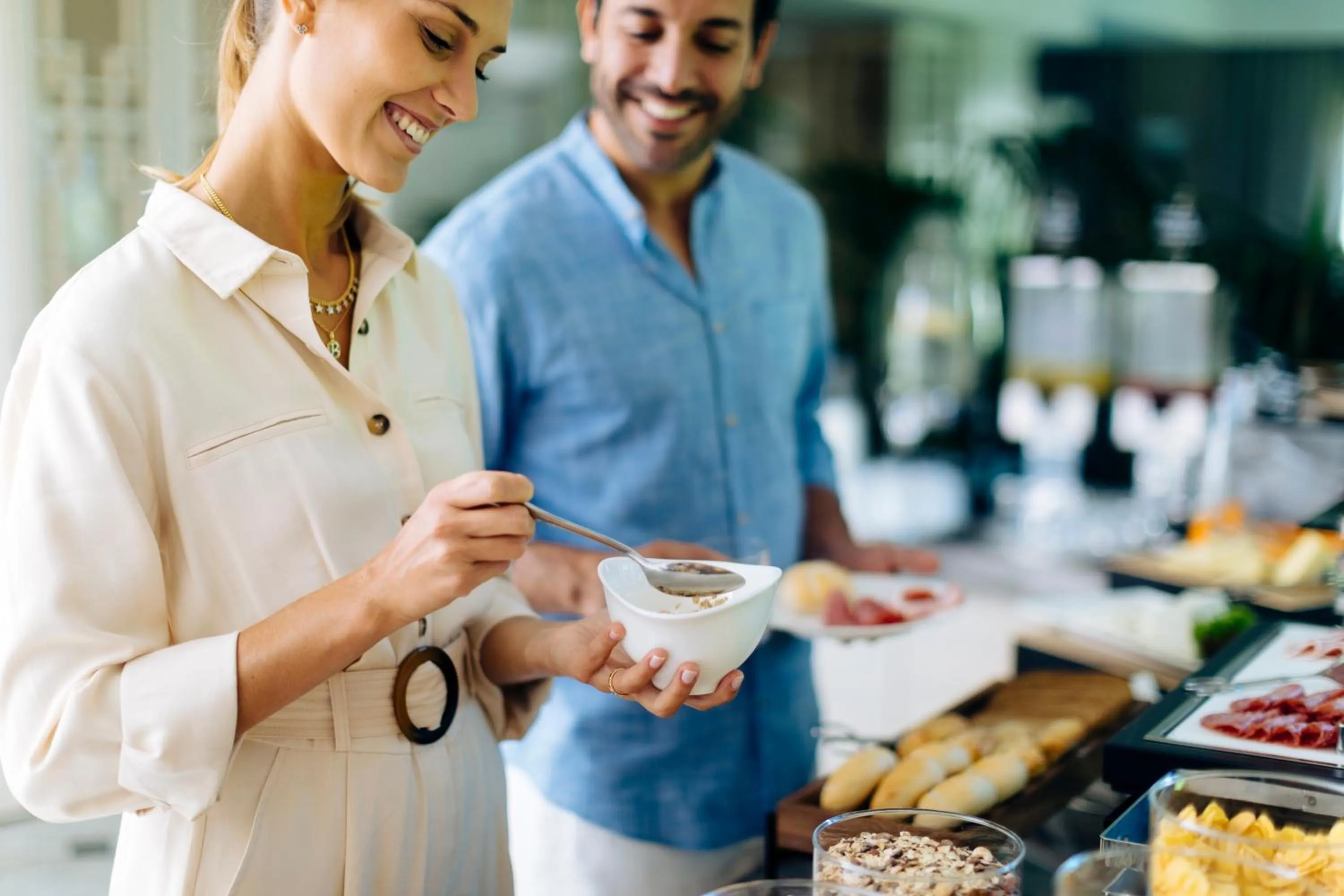 Continental breakfast in Hotel St.Mauritius