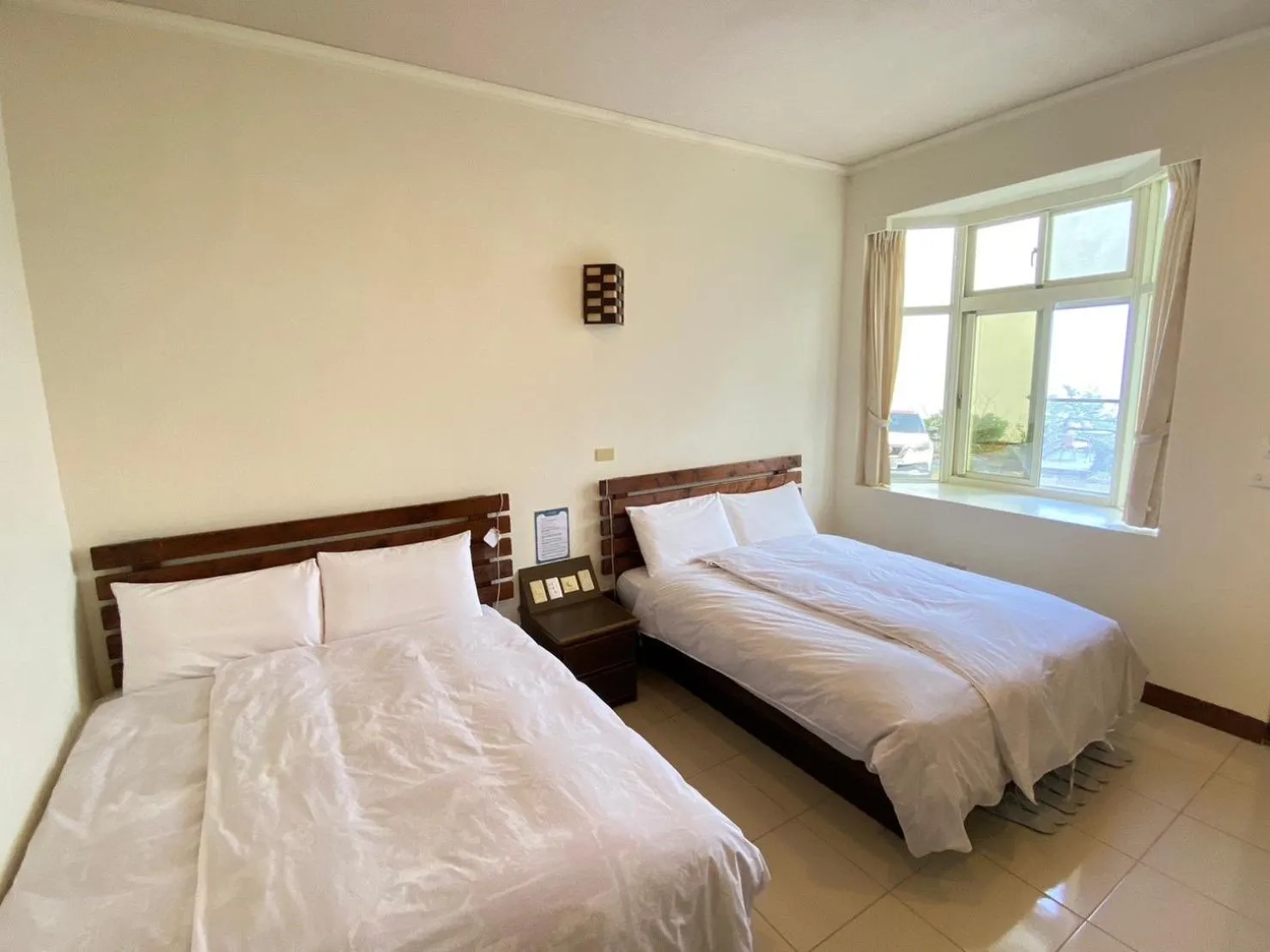 Bed in Mountain Lodge