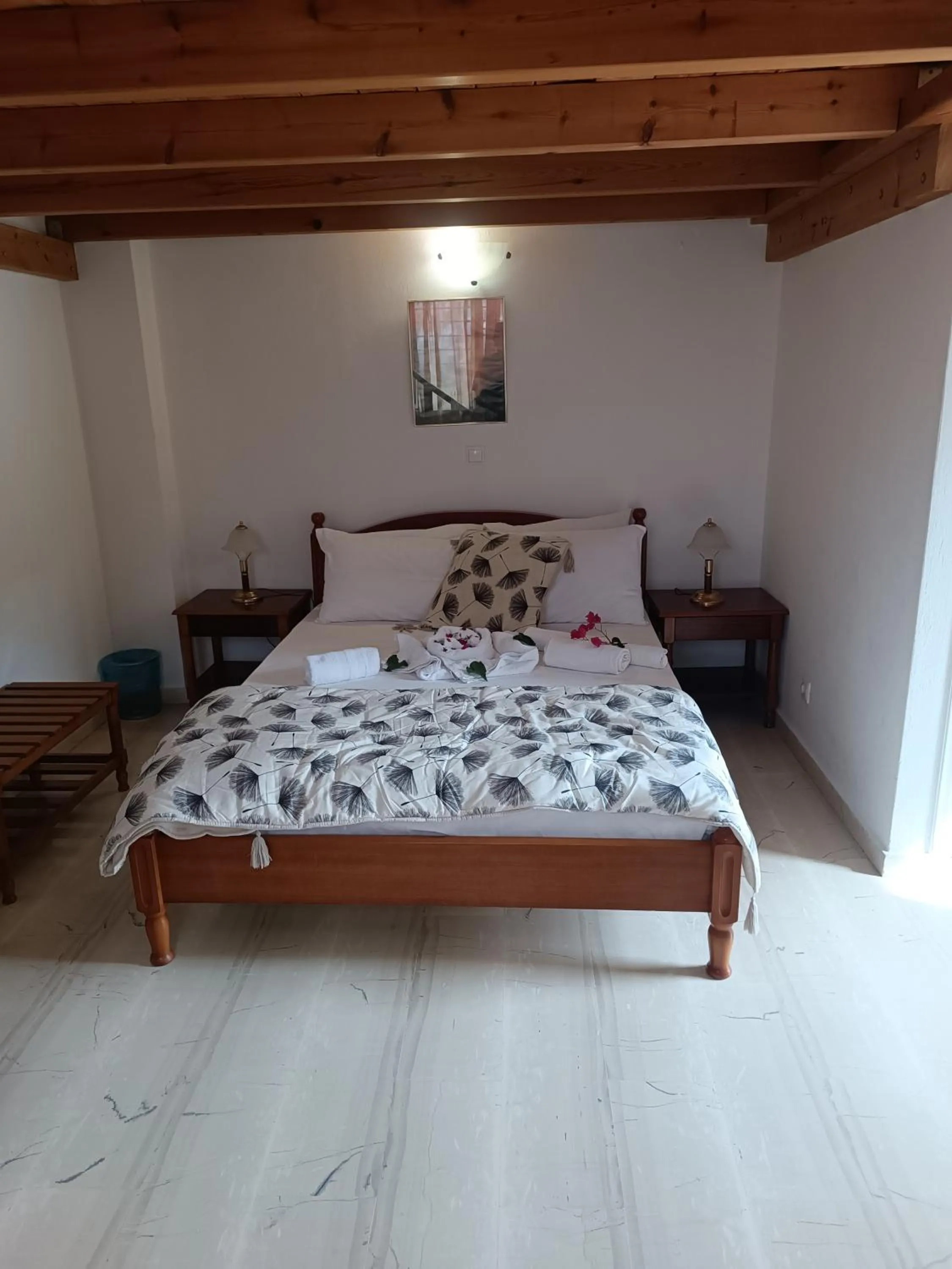 Bed in Ifestia Hotel