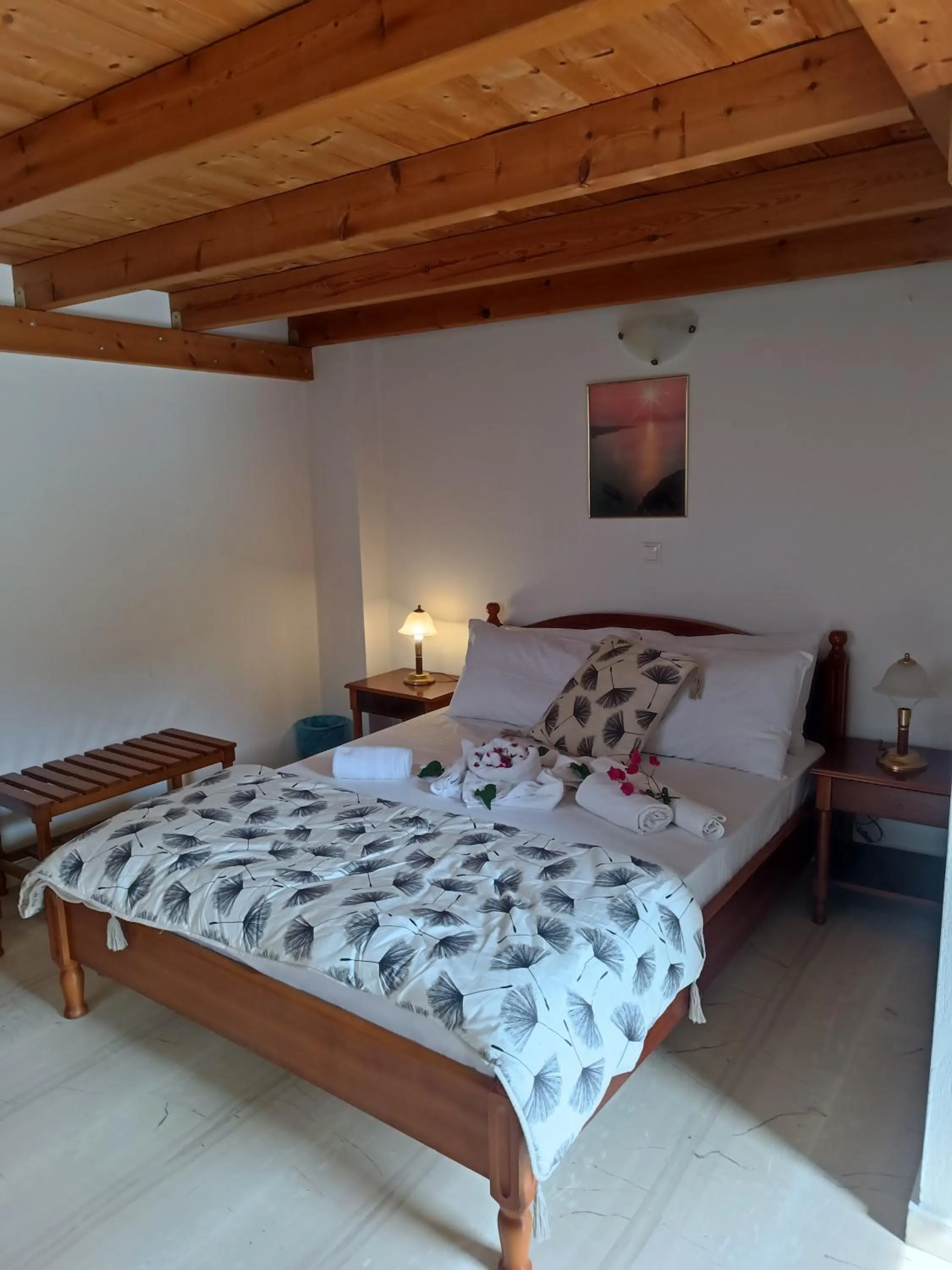 Bed in Ifestia Hotel