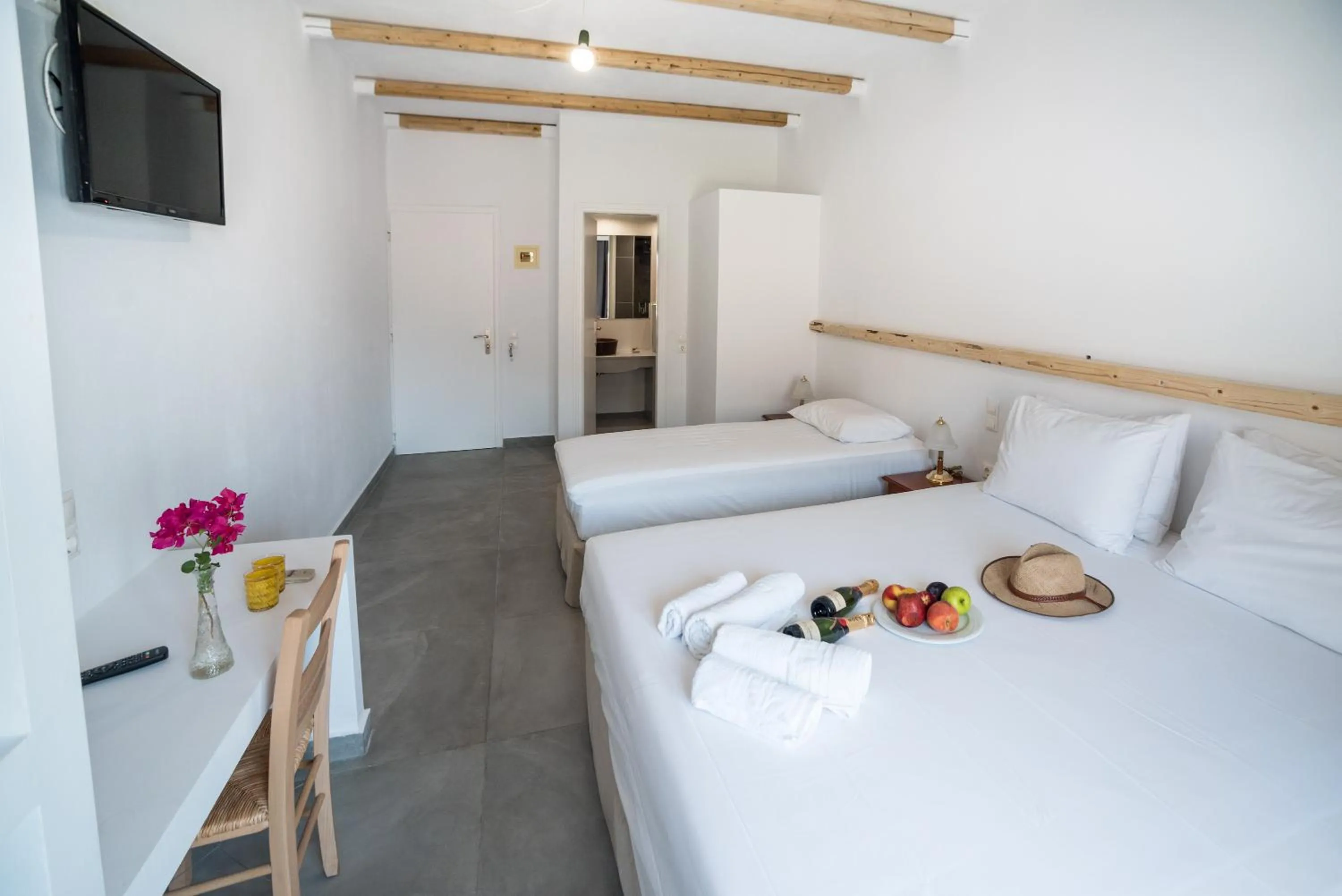 Bed in Ifestia Hotel