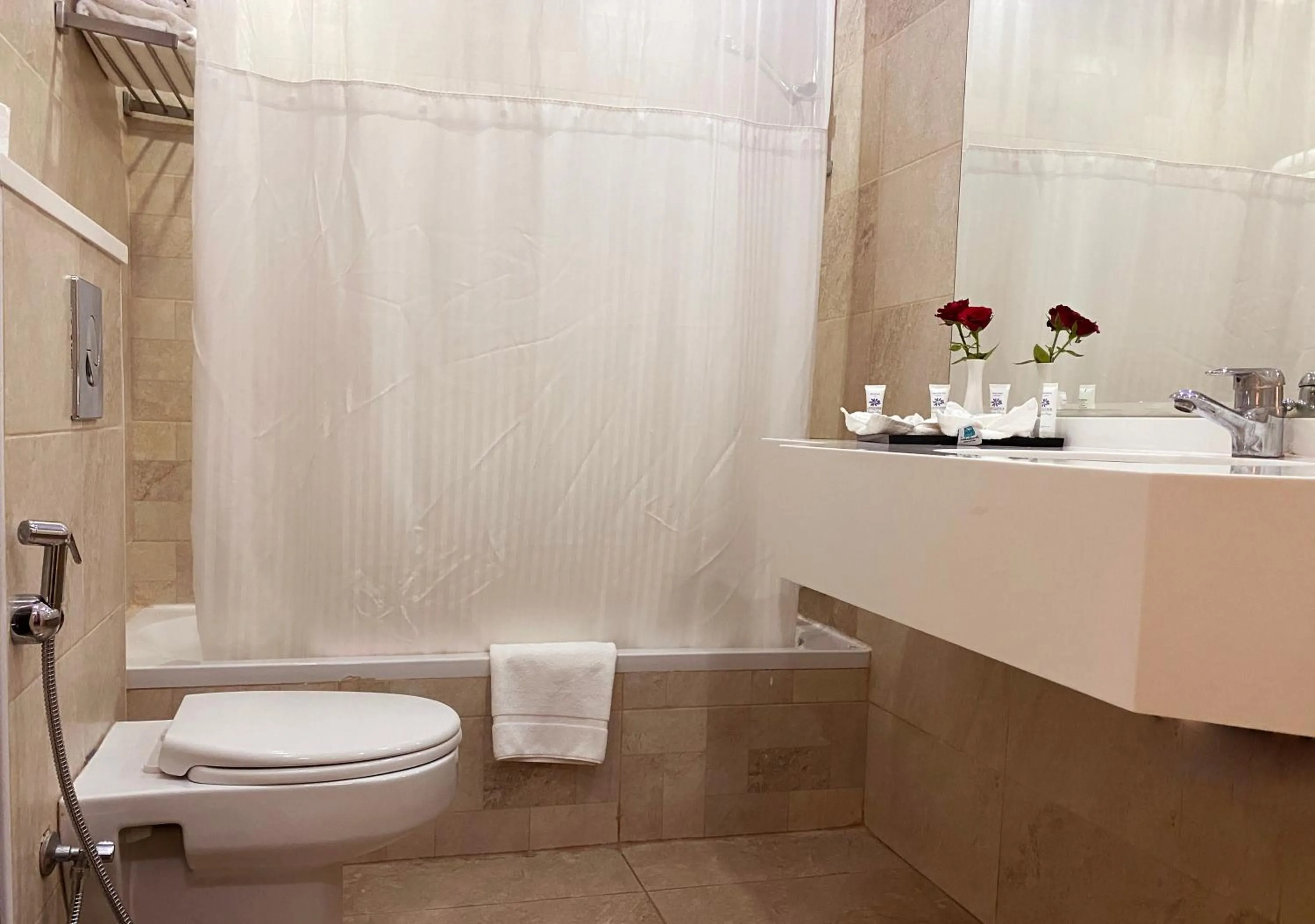 Bathroom in Petra Guest House Hotel