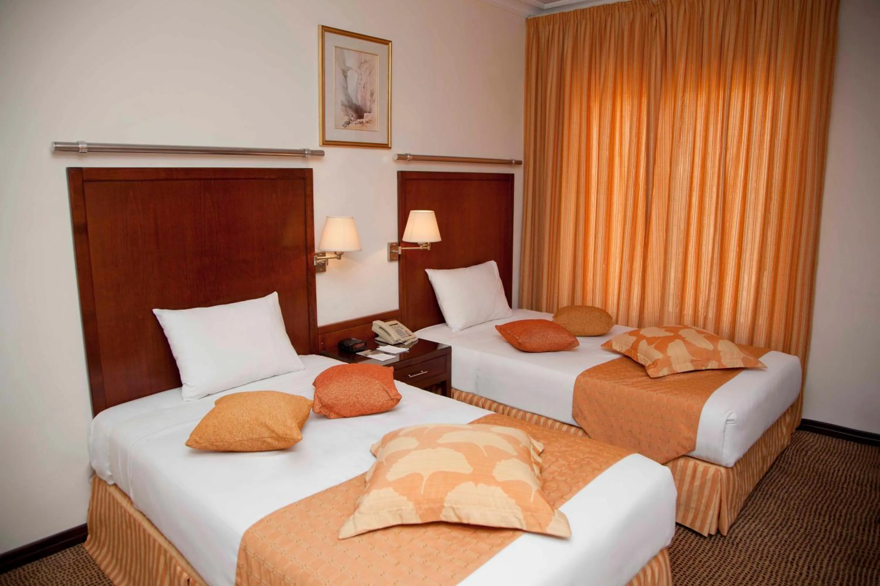 Bed in Petra Guest House Hotel