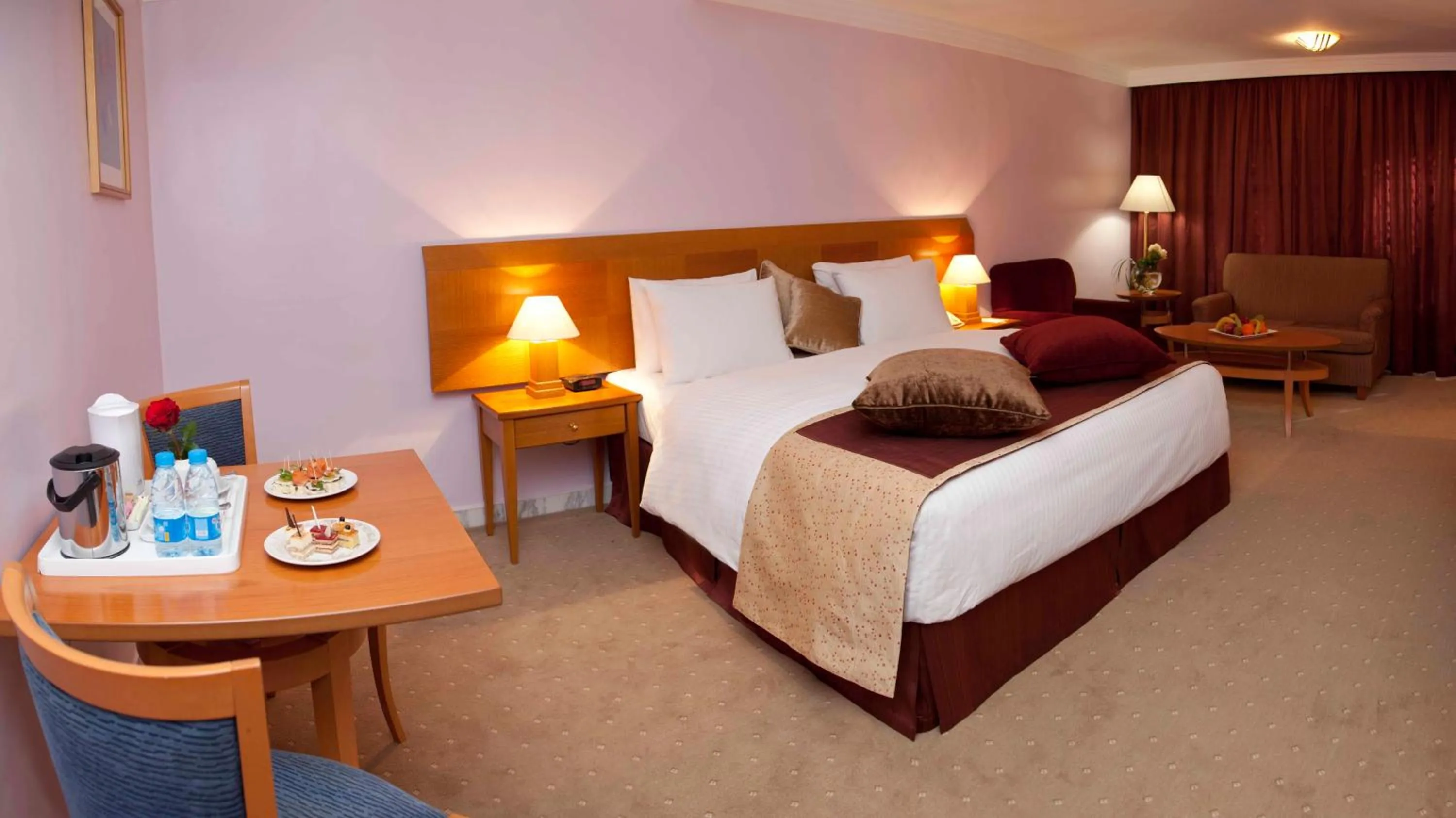 Bed in Petra Guest House Hotel