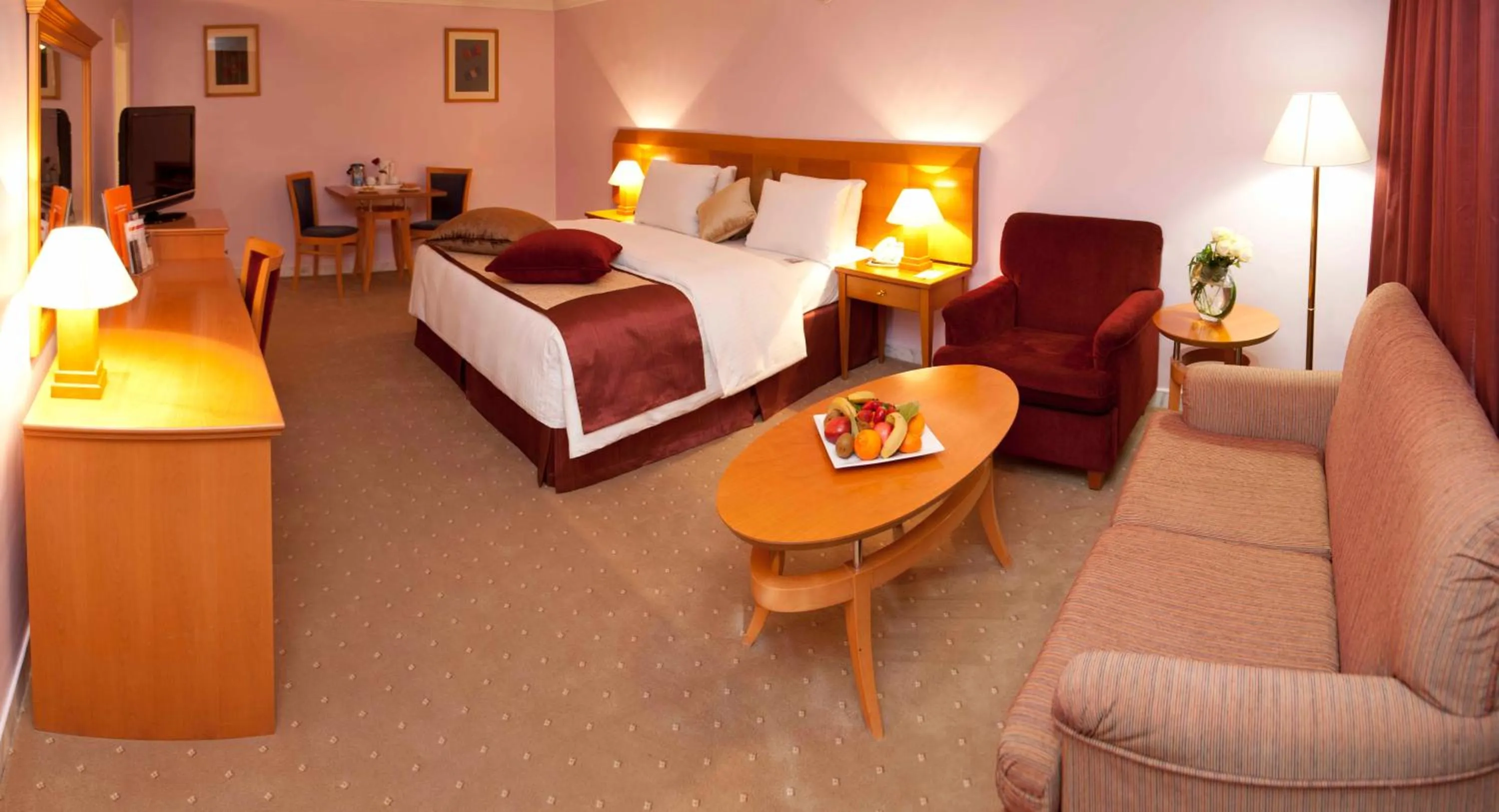 Bed in Petra Guest House Hotel