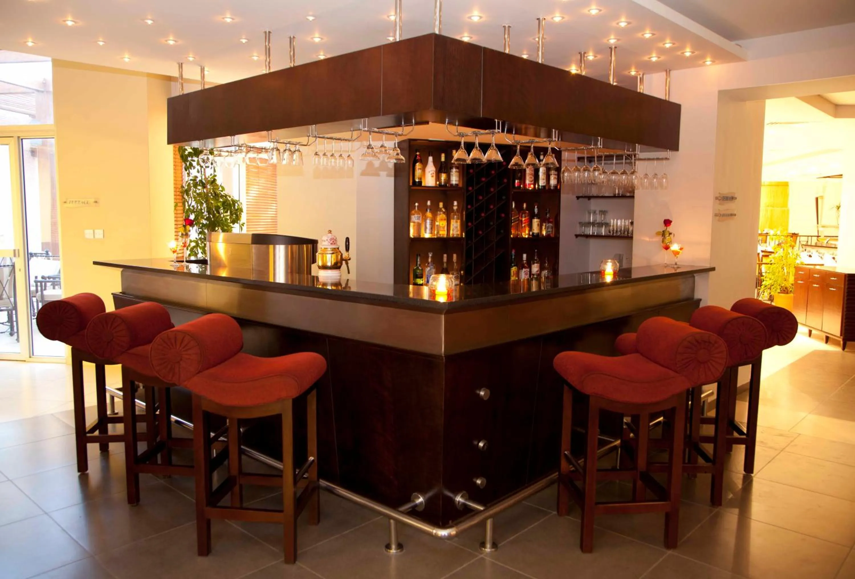 Lounge or bar in Petra Guest House Hotel