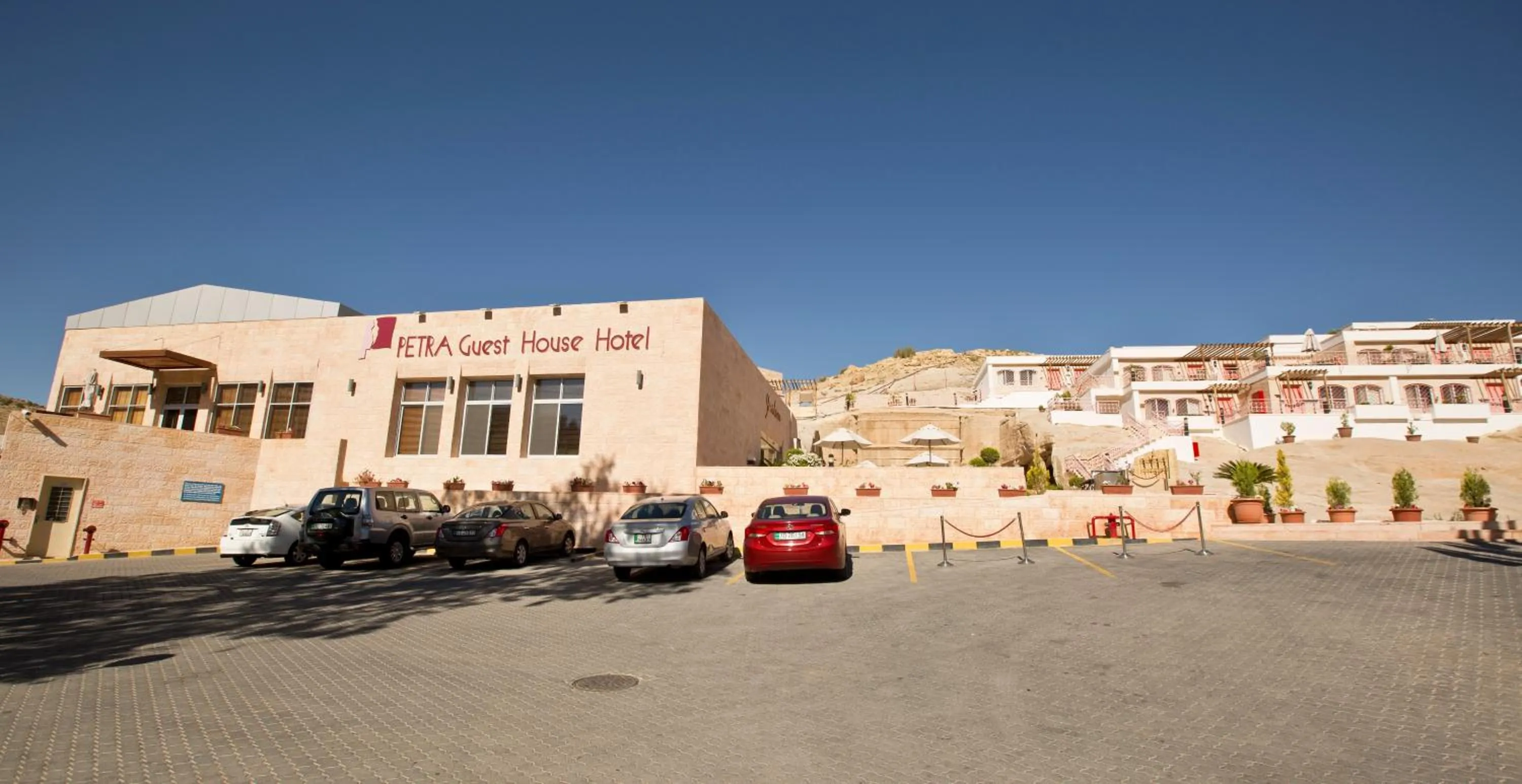 Facade/entrance in Petra Guest House Hotel