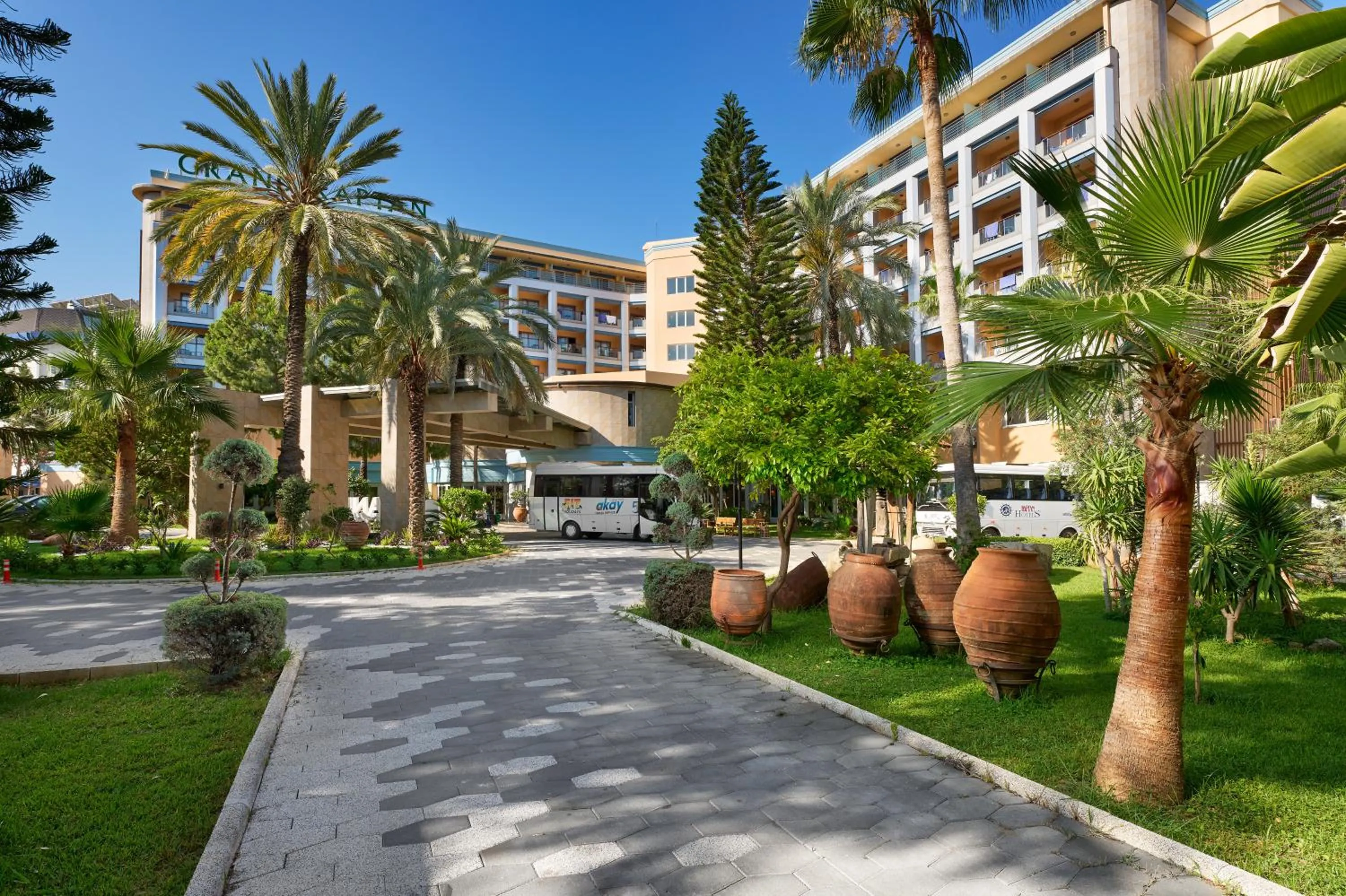 Garden view in Hotel Grand Kaptan - Ultra All Inclusive