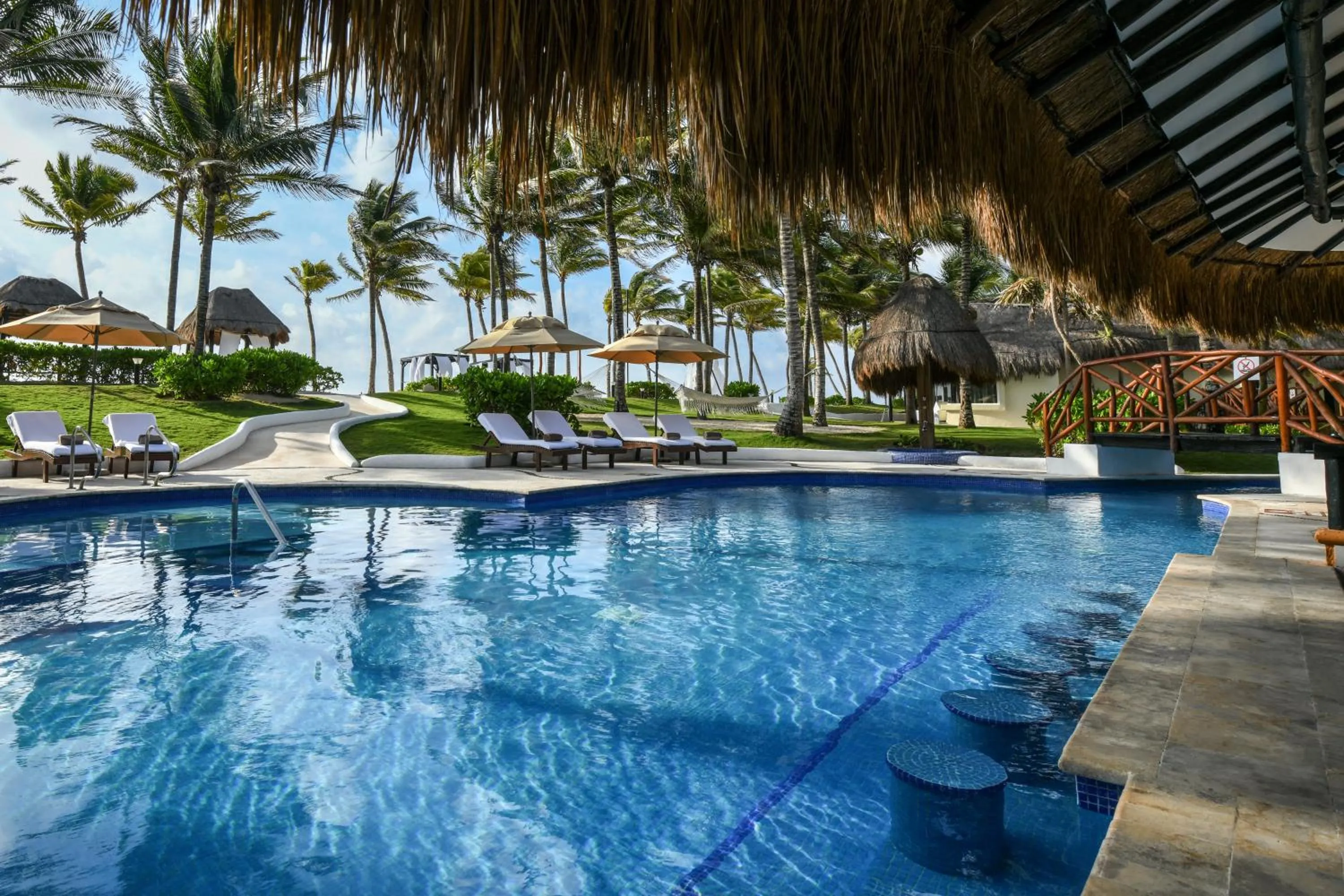 Swimming pool in El Dorado Casitas Royale Catamarán, Cenote & More Inclusive