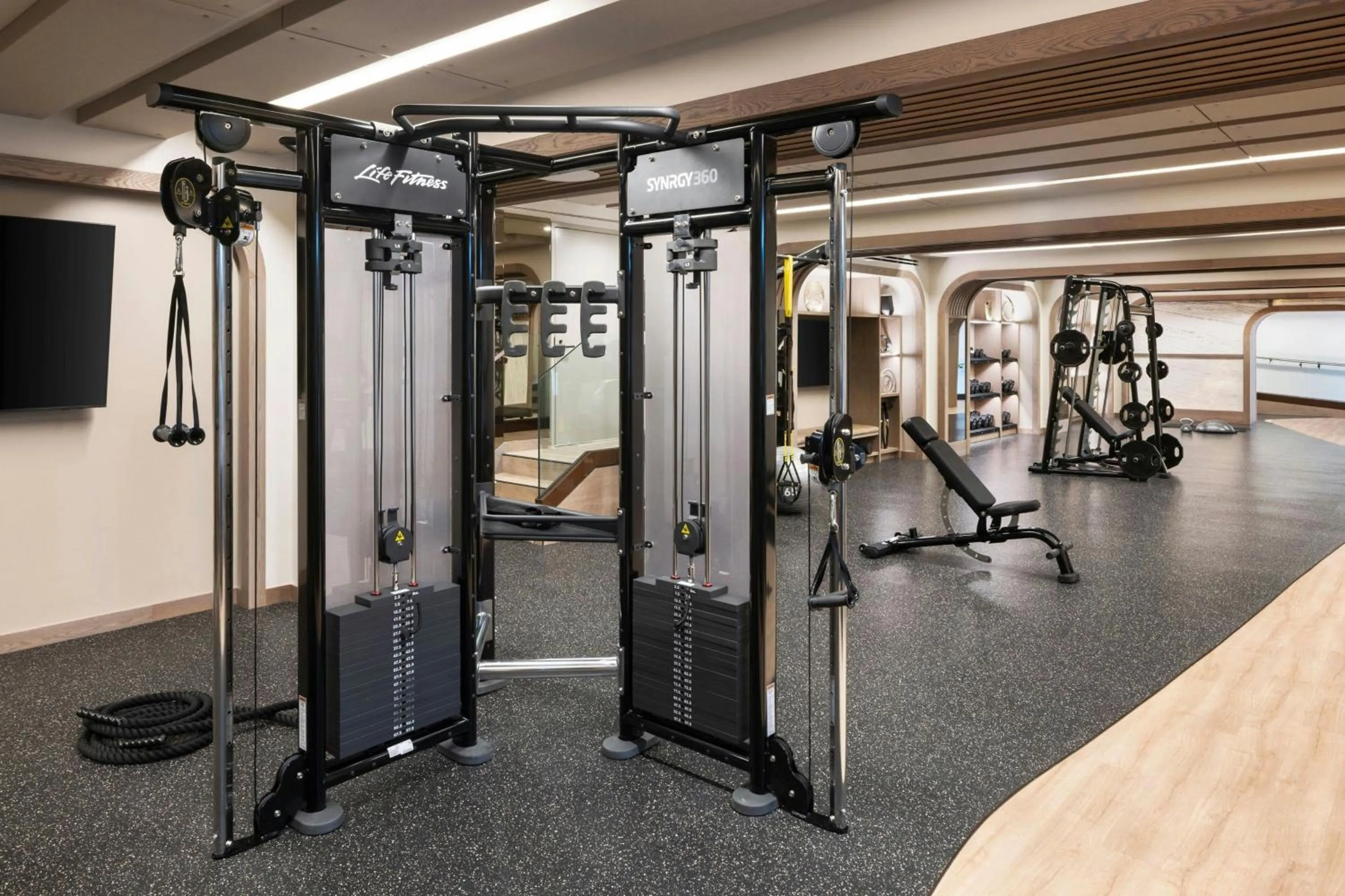 Fitness centre/facilities in The Westin Calgary