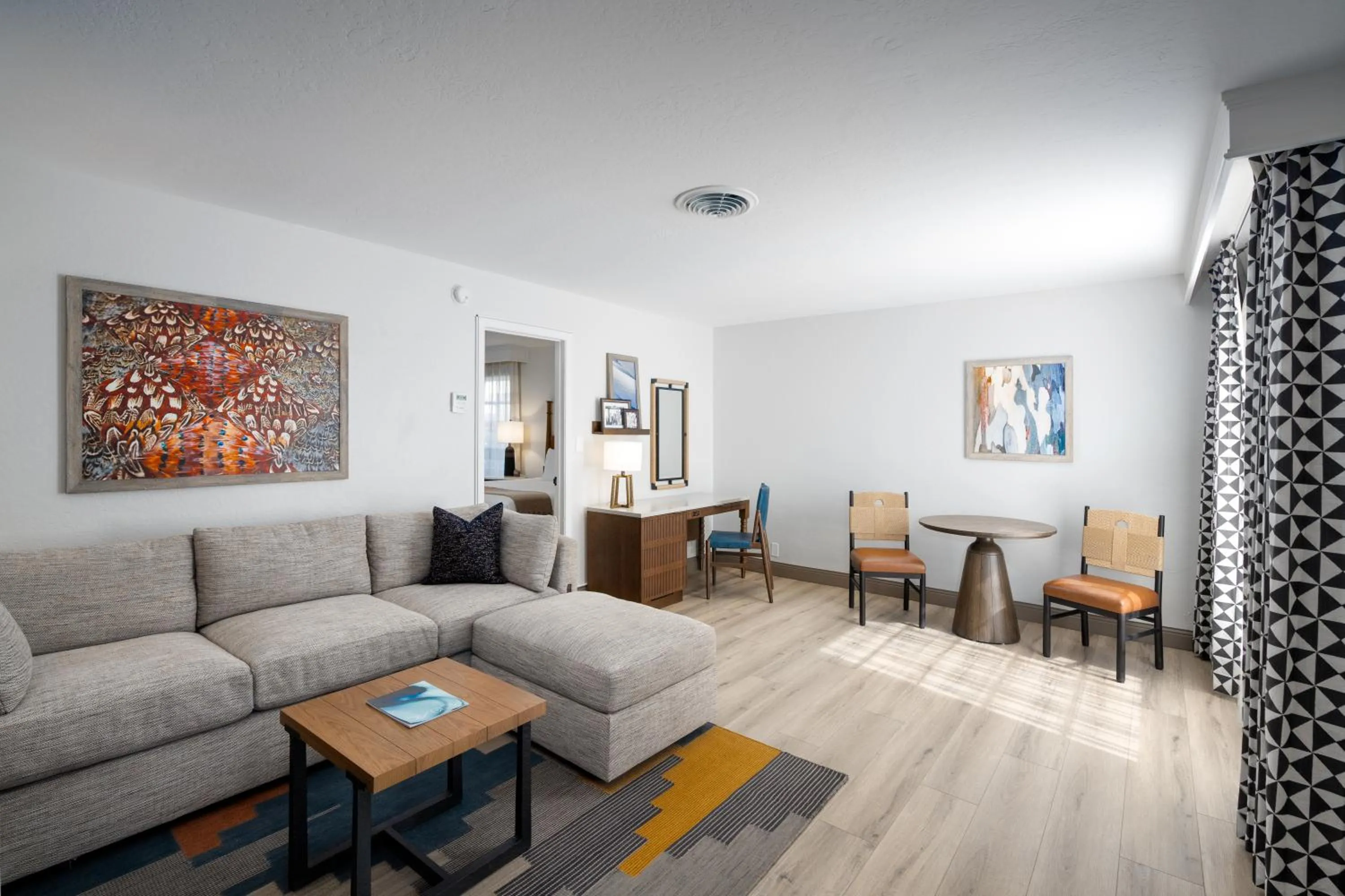 Living room in The Wigwam