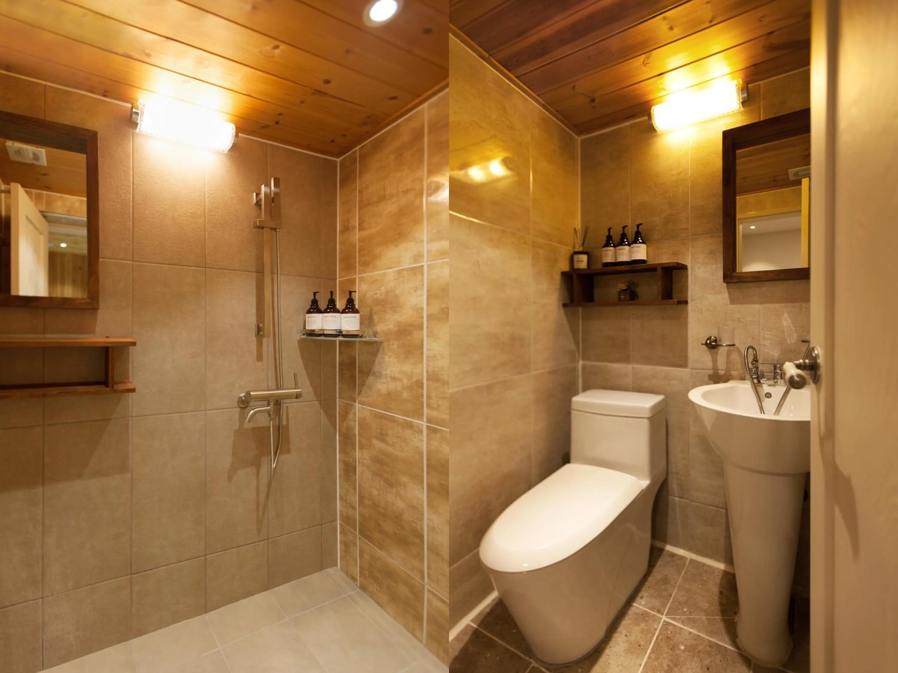 Shower in Jeonju Hanok Little Prince