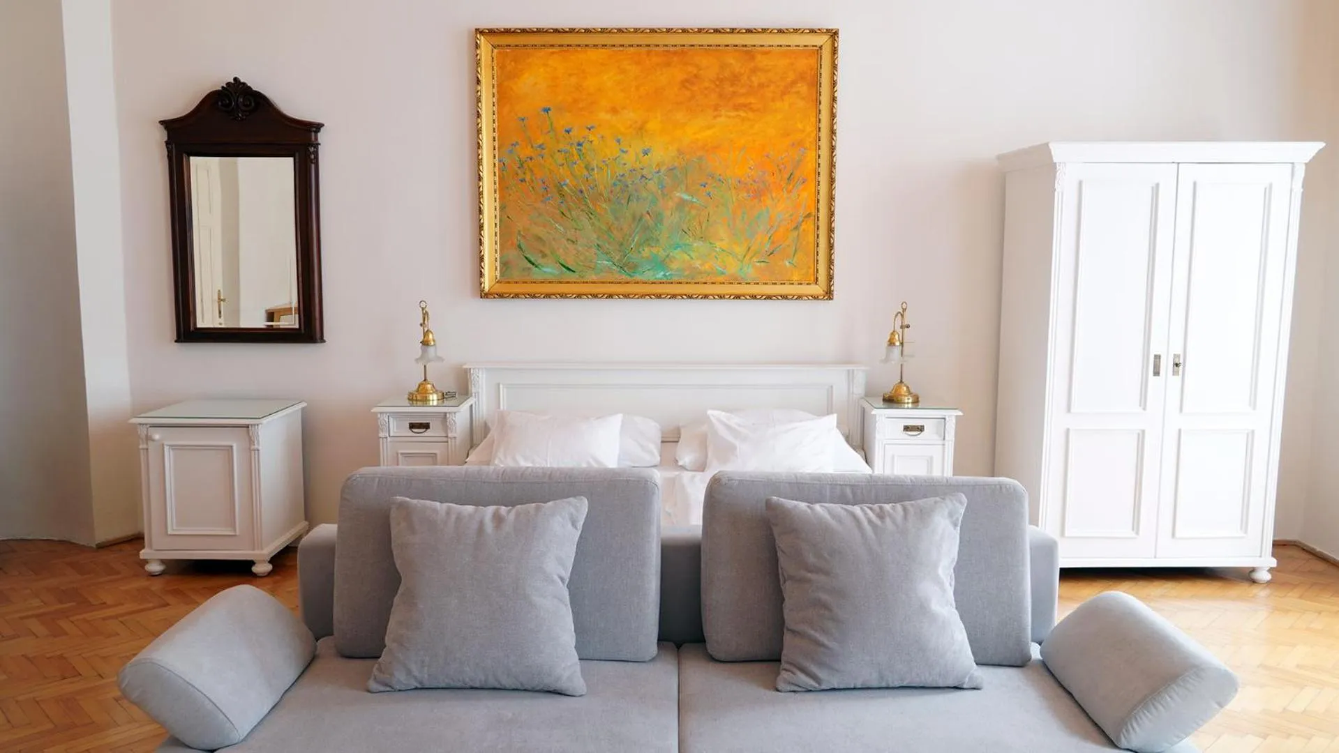 Bed in Hotel U Zlateho jelena