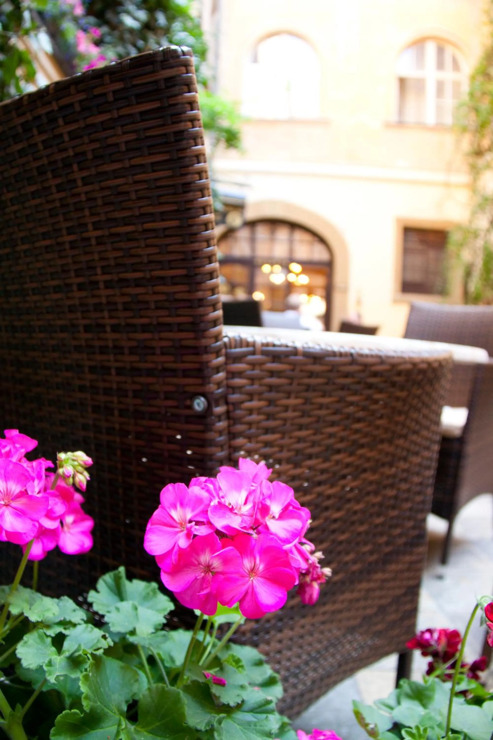 Decorative detail in Hotel U Zlateho jelena