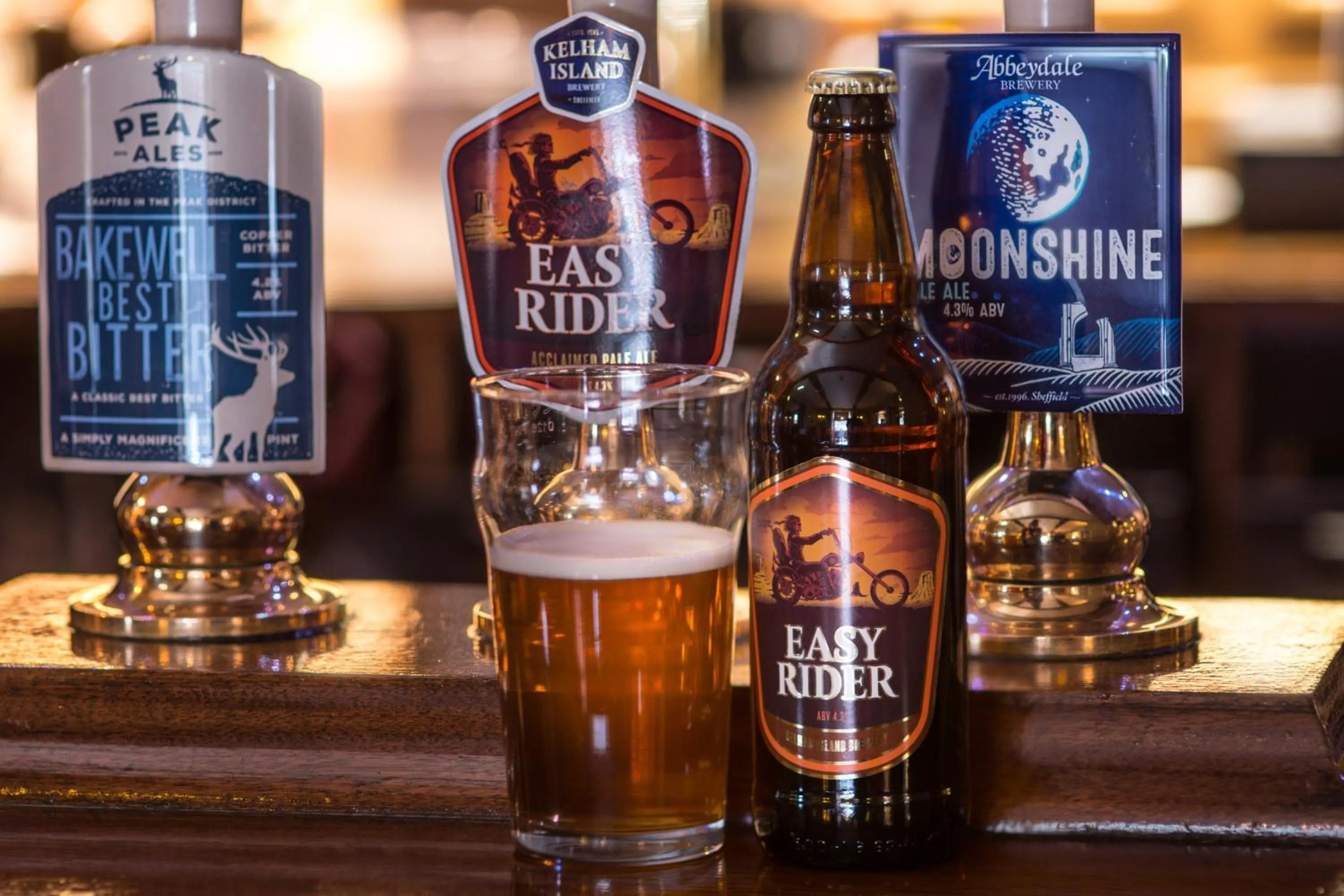 Alcoholic drinks in Yorkshire Bridge Inn