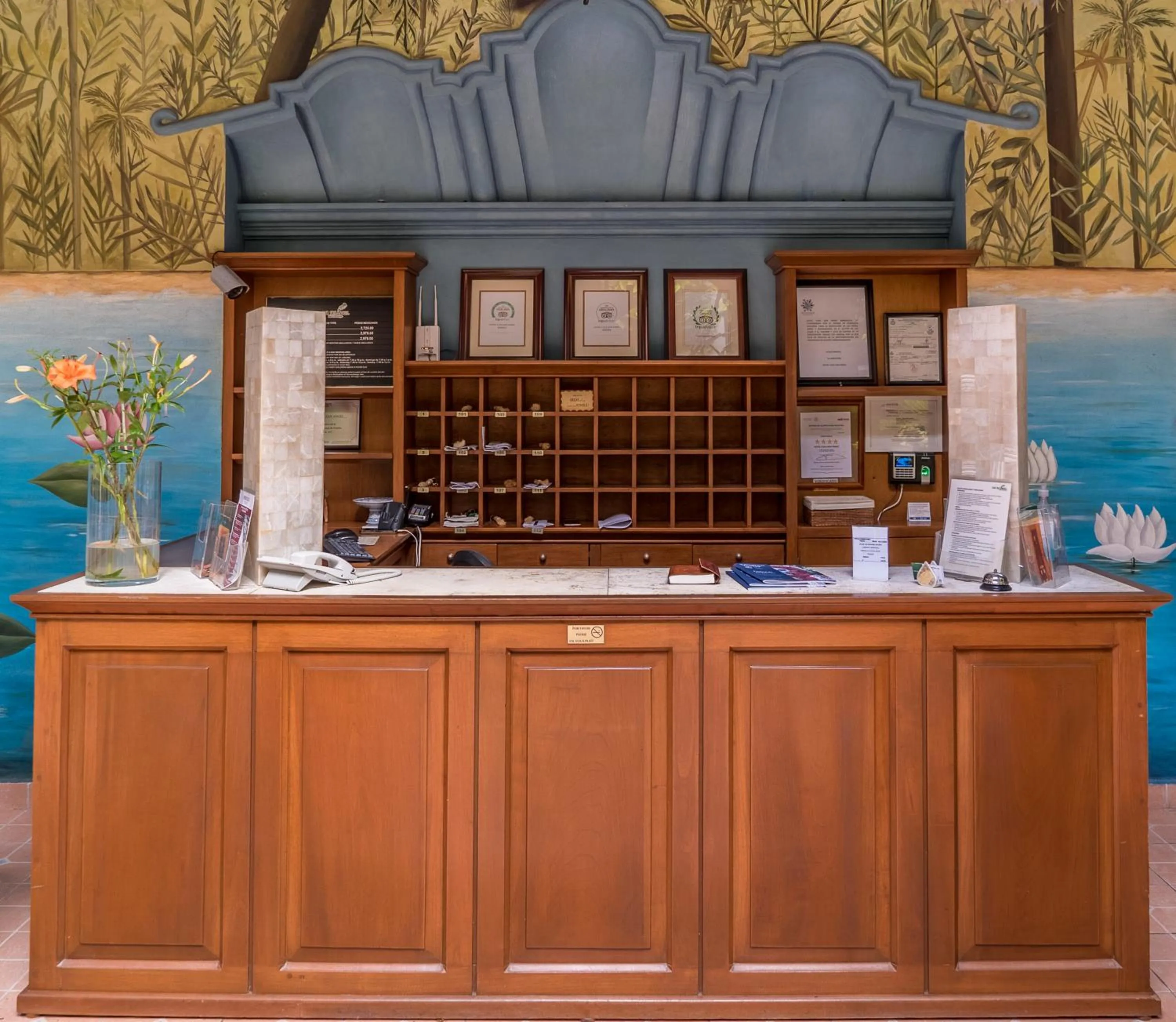 Lobby or reception in Hotel Boutique Casa San Angel