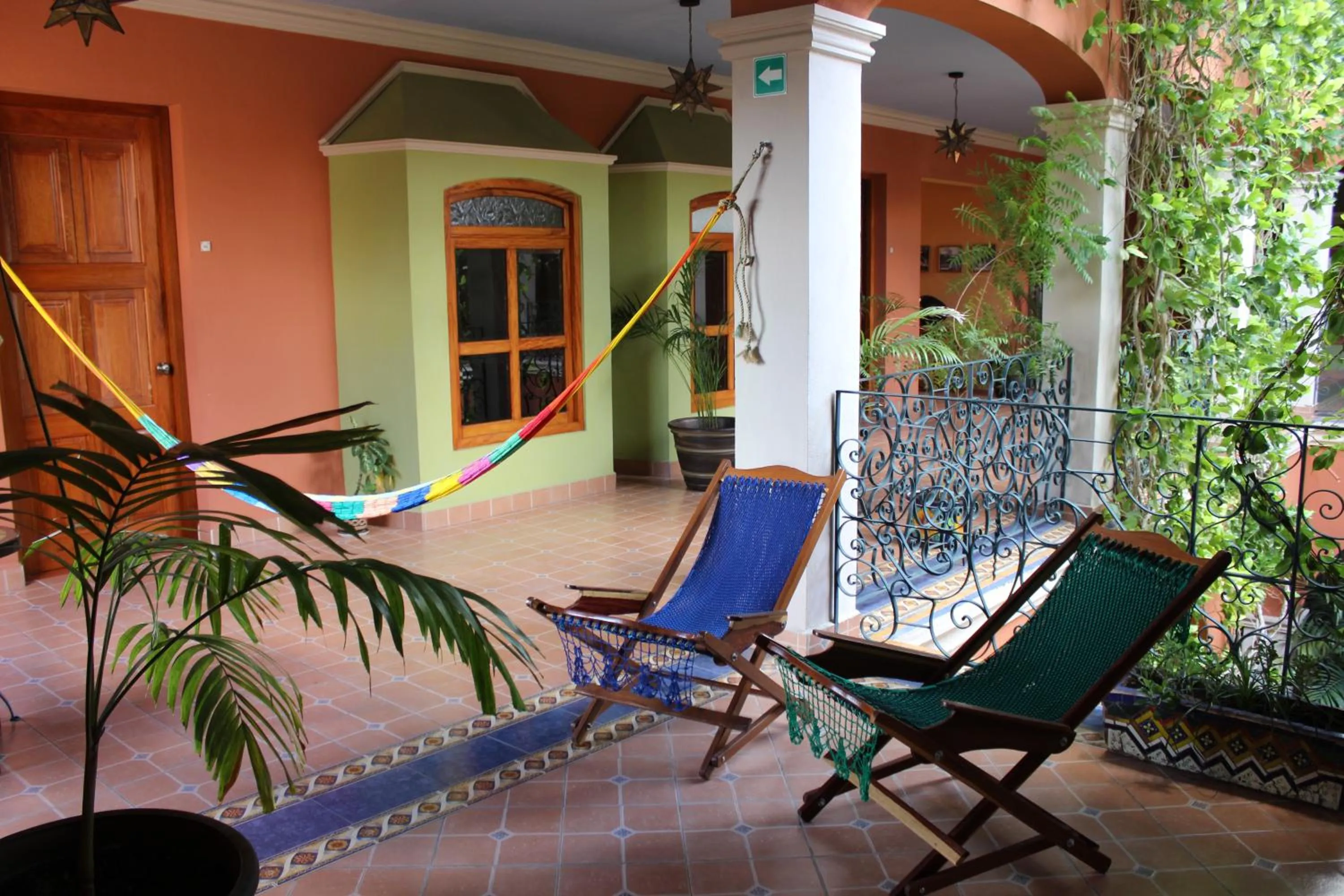 Balcony/Terrace in Hotel Boutique Casa San Angel