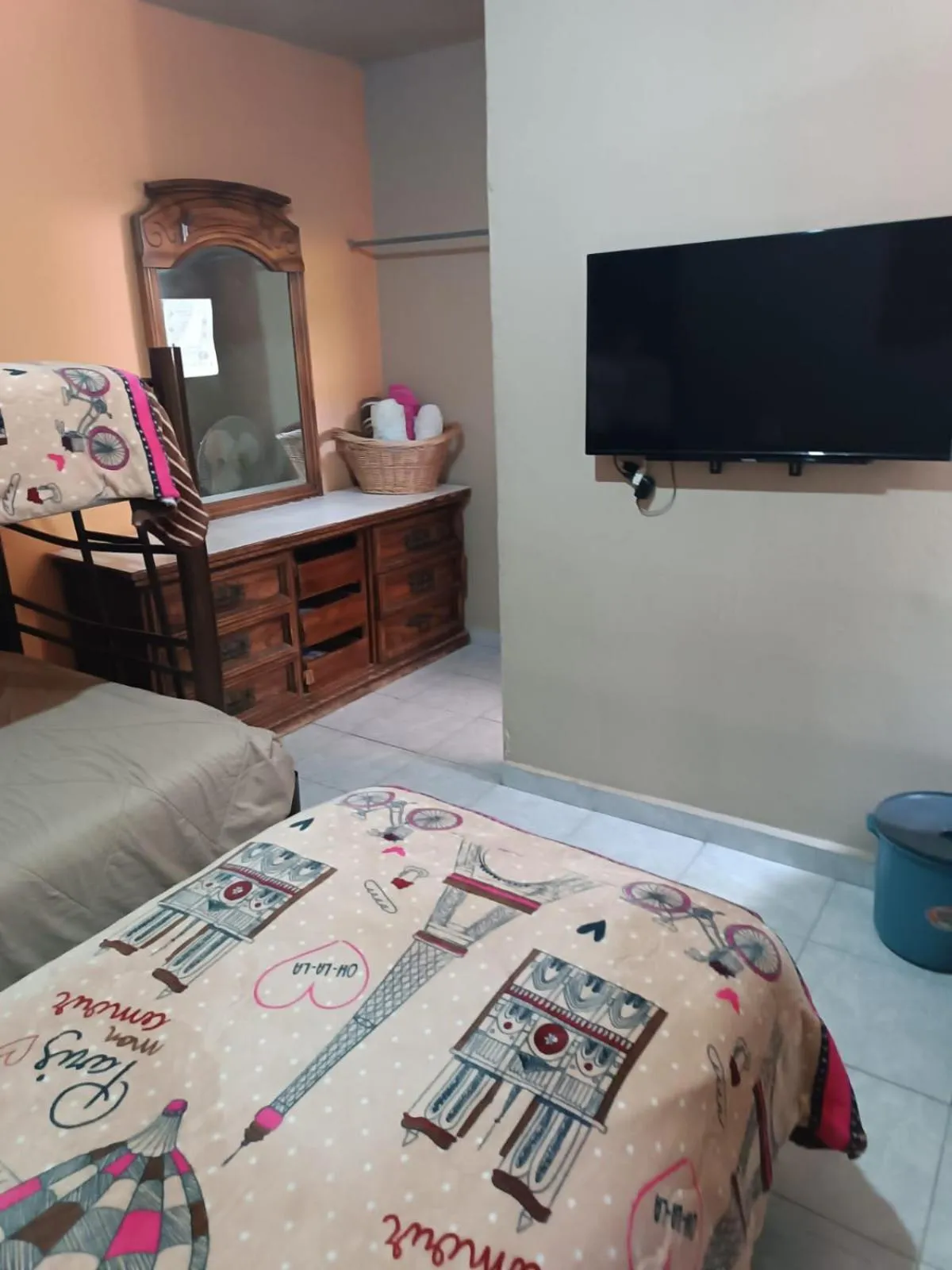 Bed in Hospedaje Barato Mi Casita de Colores