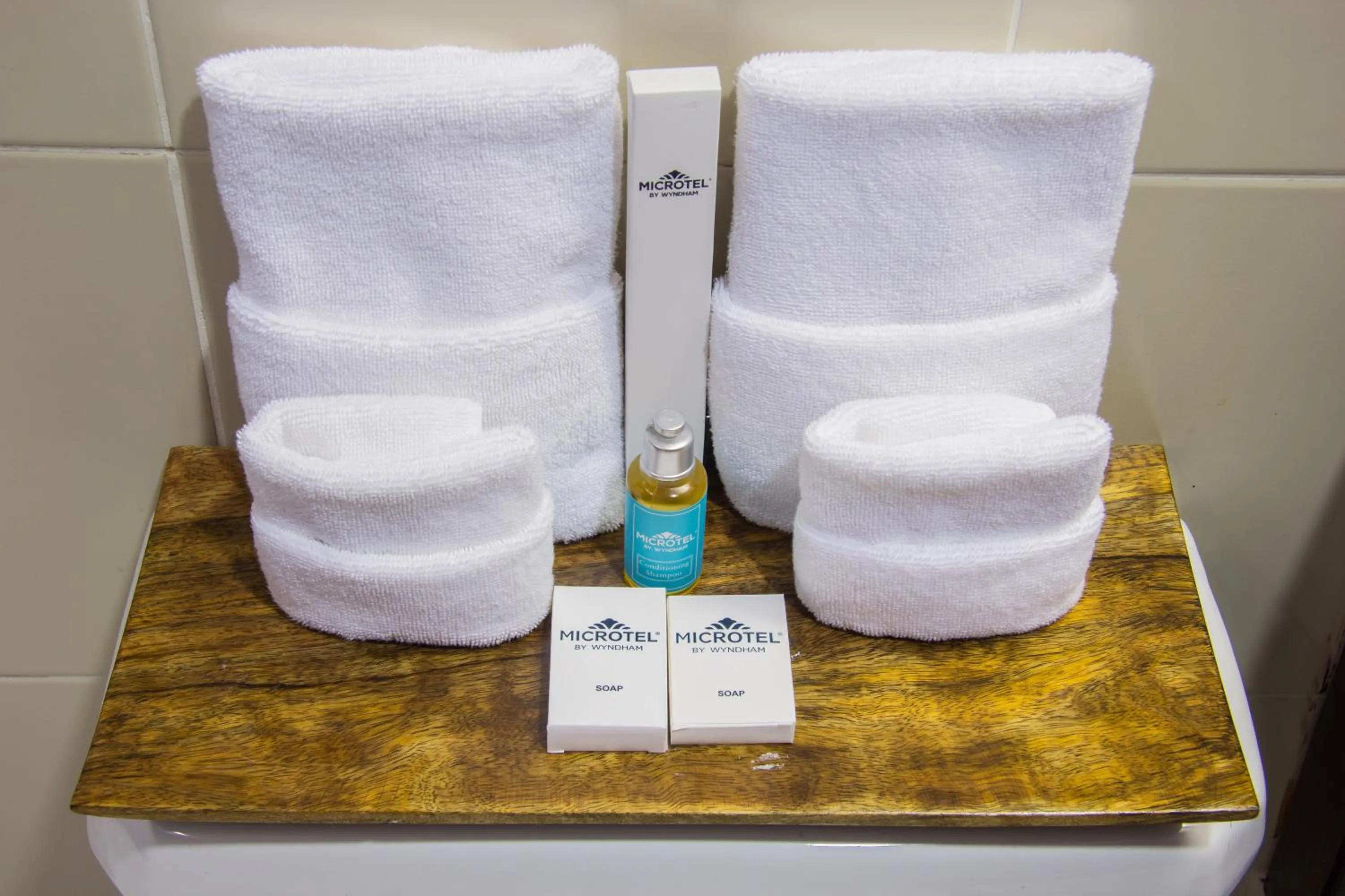 Bathroom in Microtel by Wyndham Mall of Asia