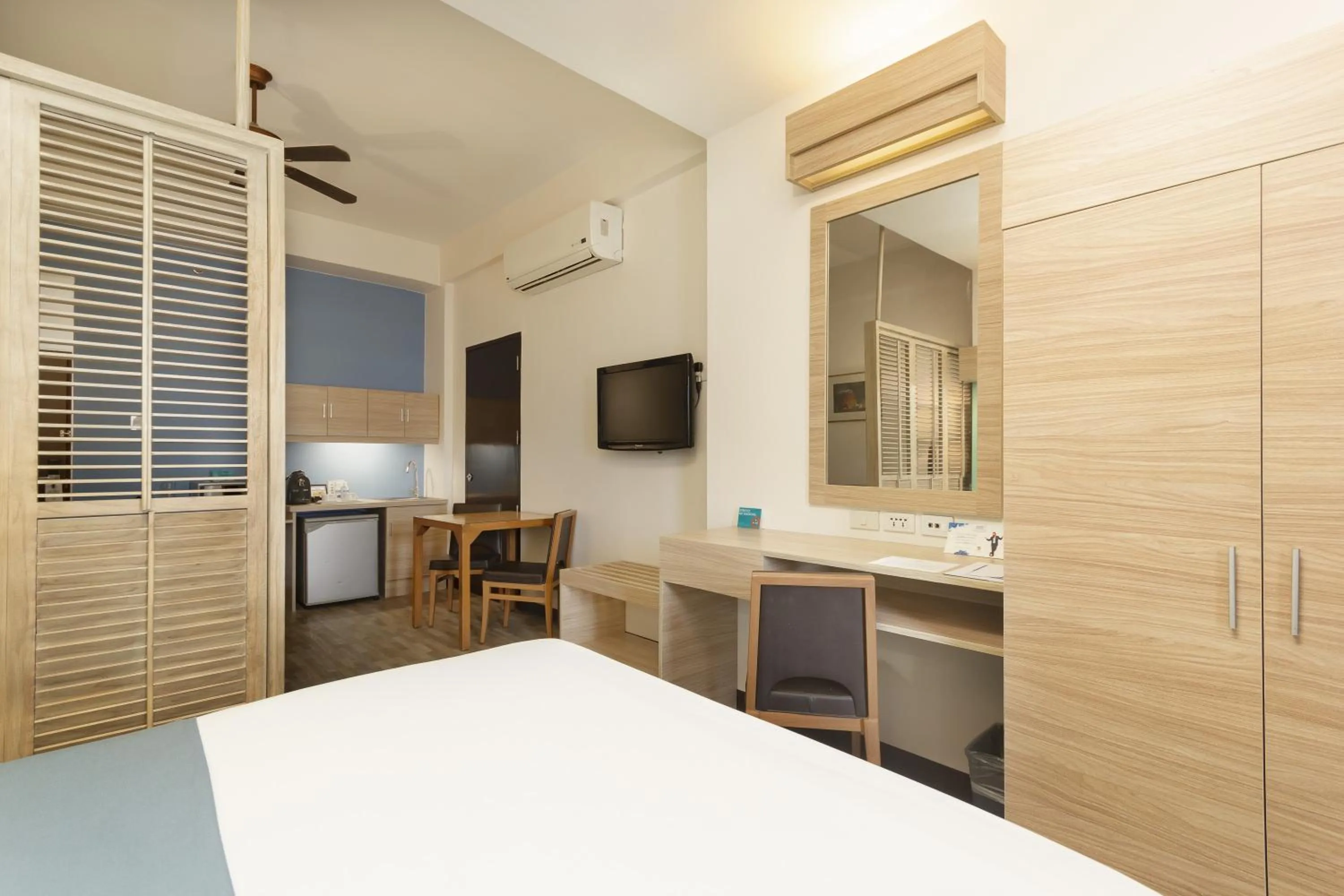 Photo of the whole room, Bed in Microtel by Wyndham Mall of Asia