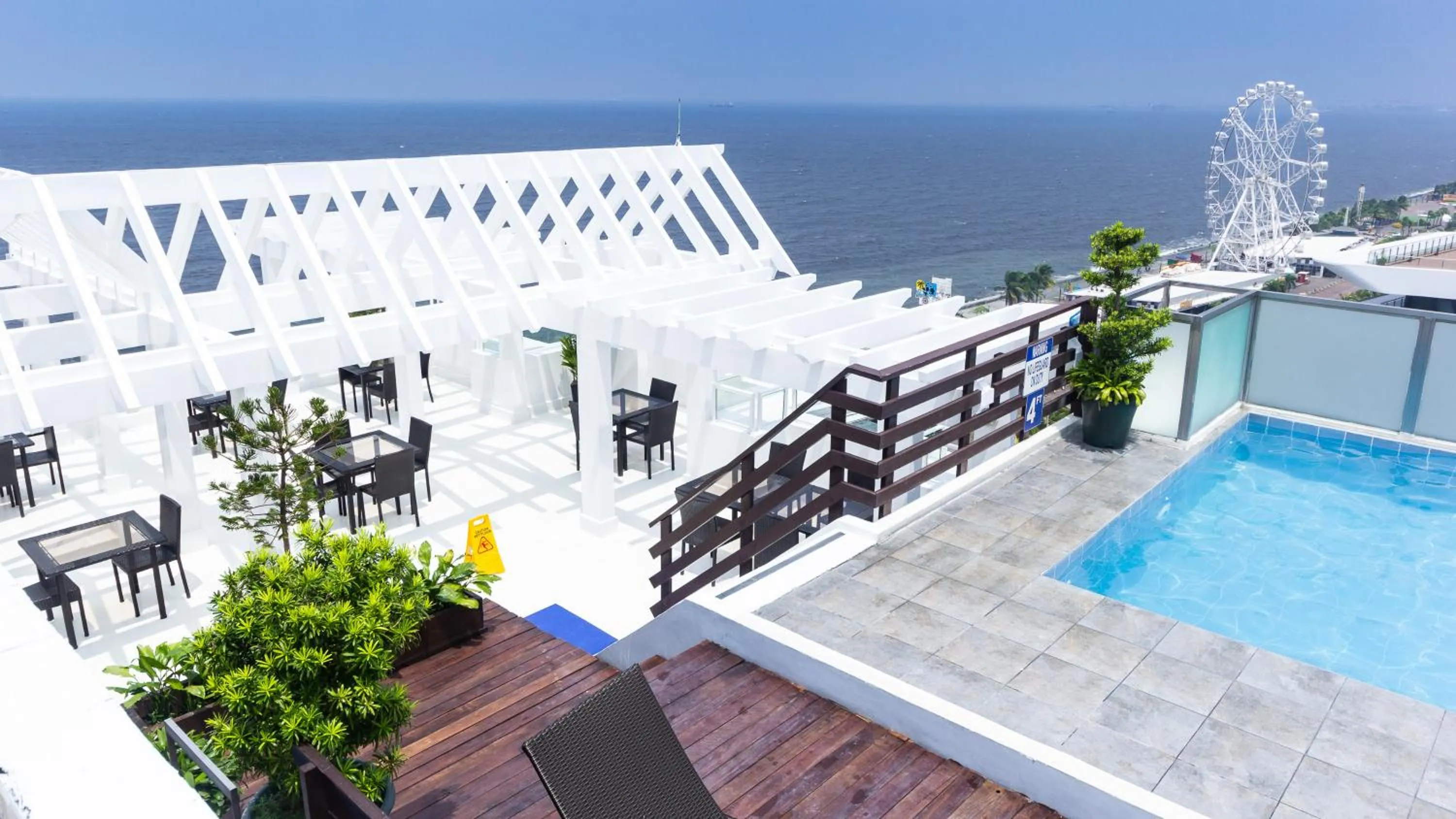 Swimming pool in Microtel by Wyndham Mall of Asia