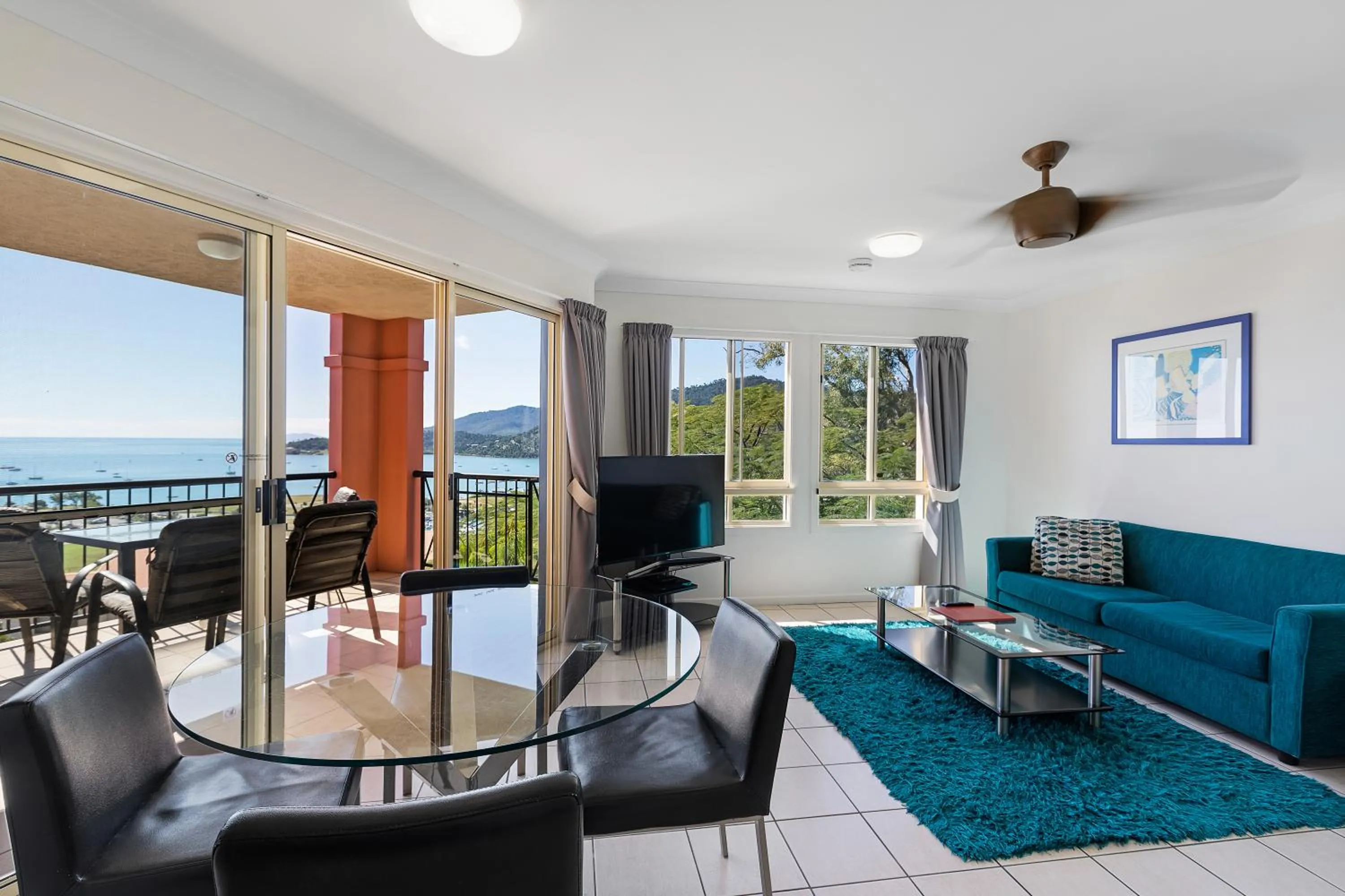 Living room in Martinique Whitsunday Resort