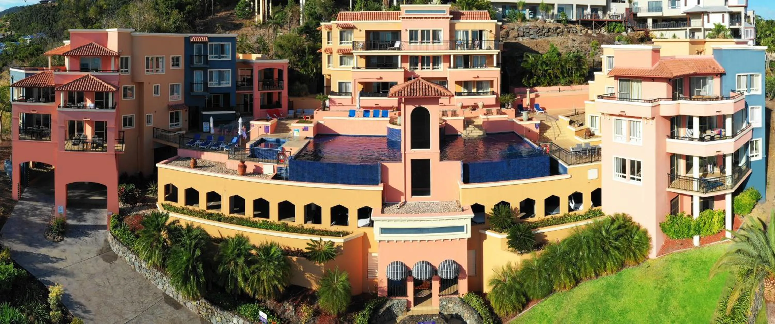 Bird's eye view in Martinique Whitsunday Resort