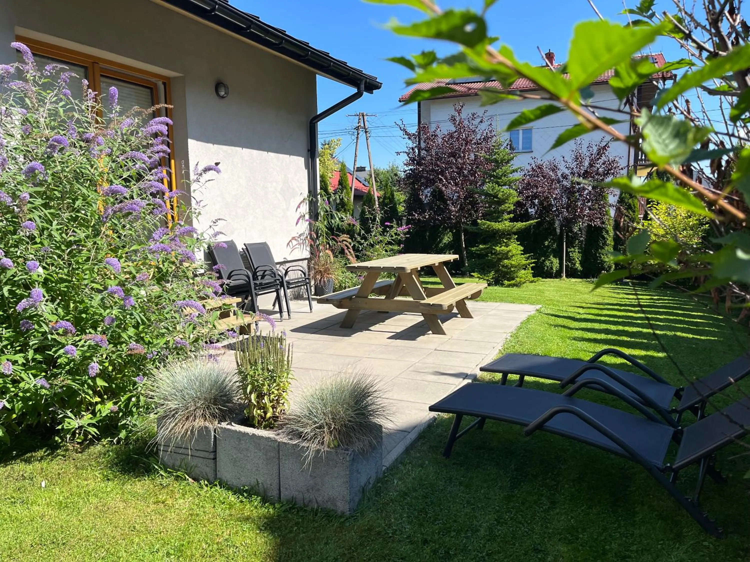 Garden in Apartamenty Chabrów 4, Dom 2 Apartamenty