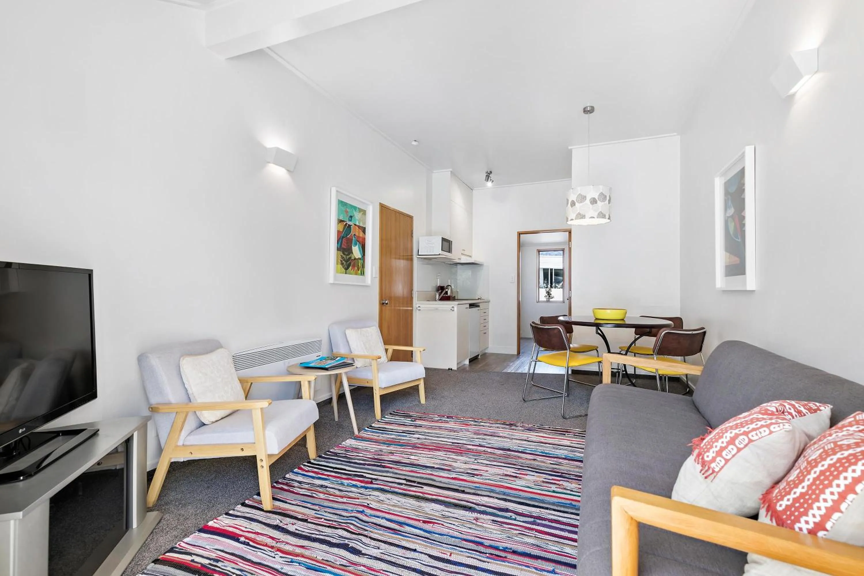 Living room in Amity Serviced Apartments