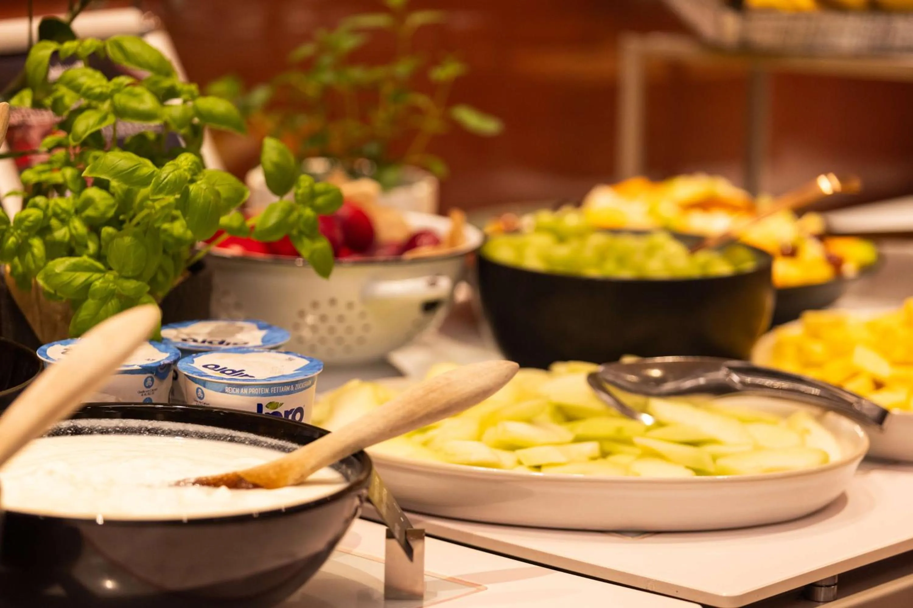 Breakfast in Radisson Blu Hotel, Hamburg