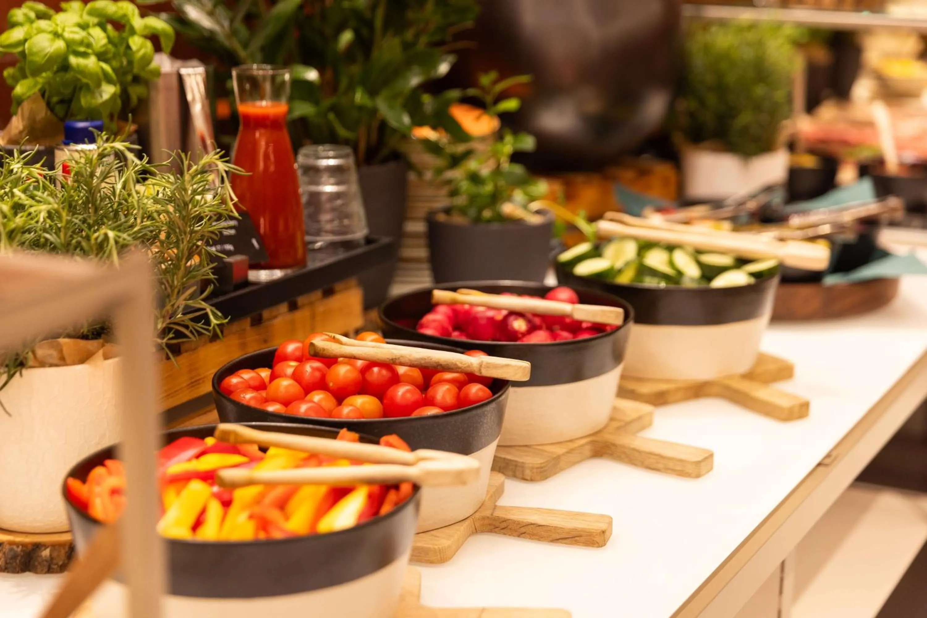 Breakfast in Radisson Blu Hotel, Hamburg