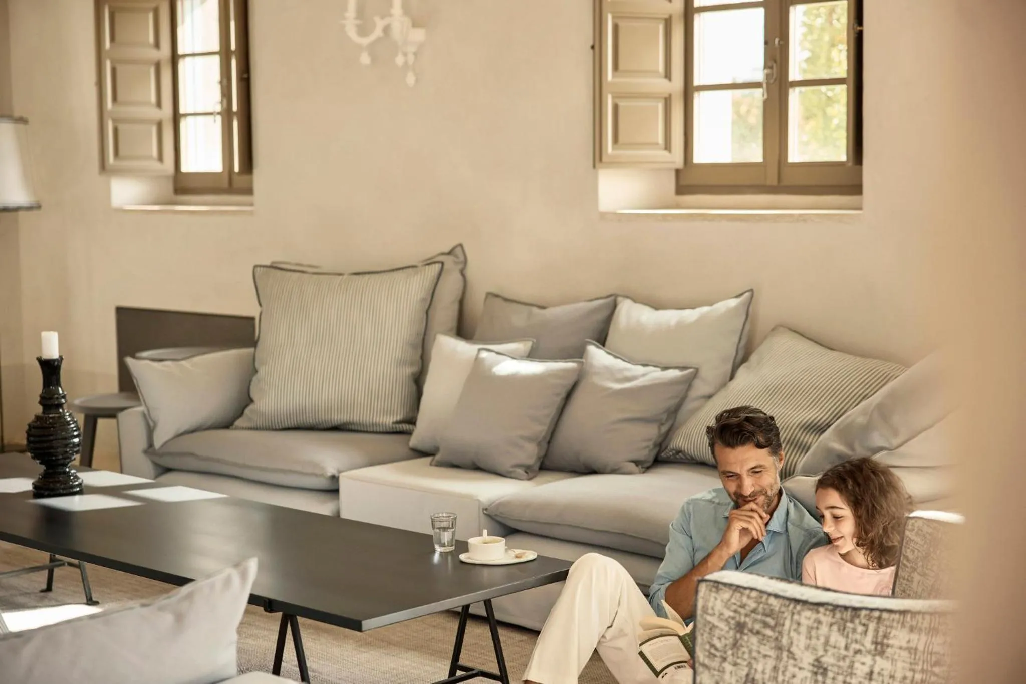 Living room in COMO Castello Del Nero