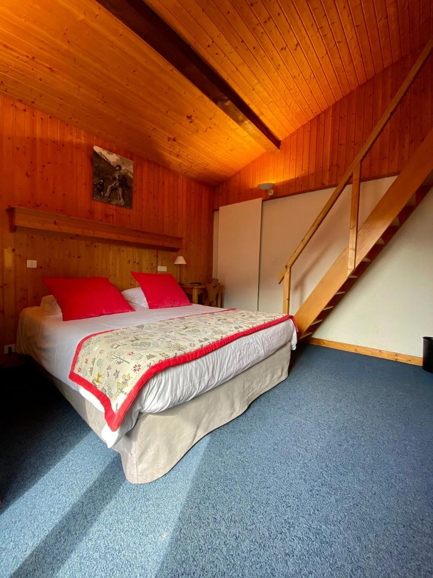 Bedroom, Bed in Hotel Les Bruyères