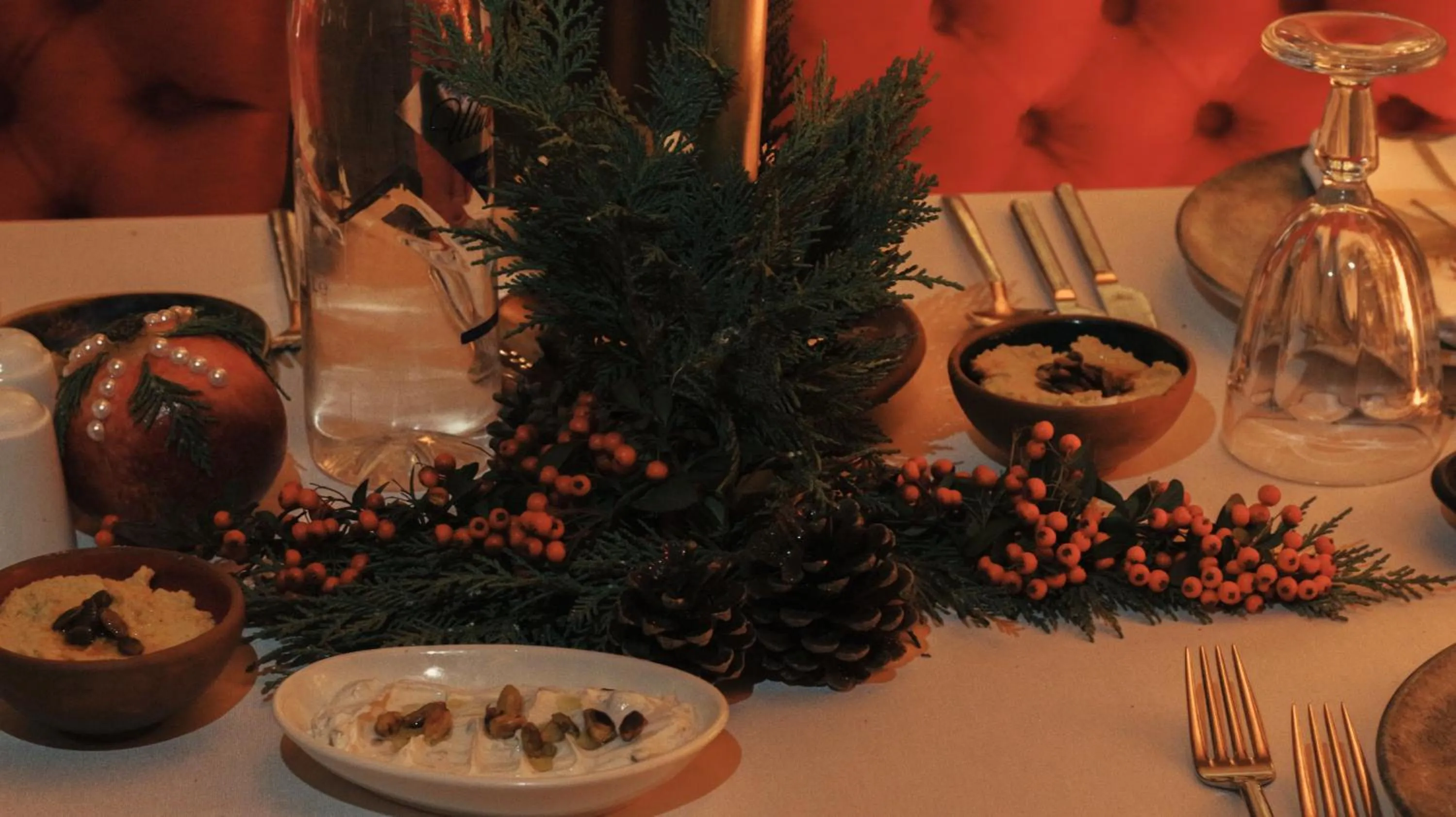 Food and drinks in Yunak Evleri Cappadocia