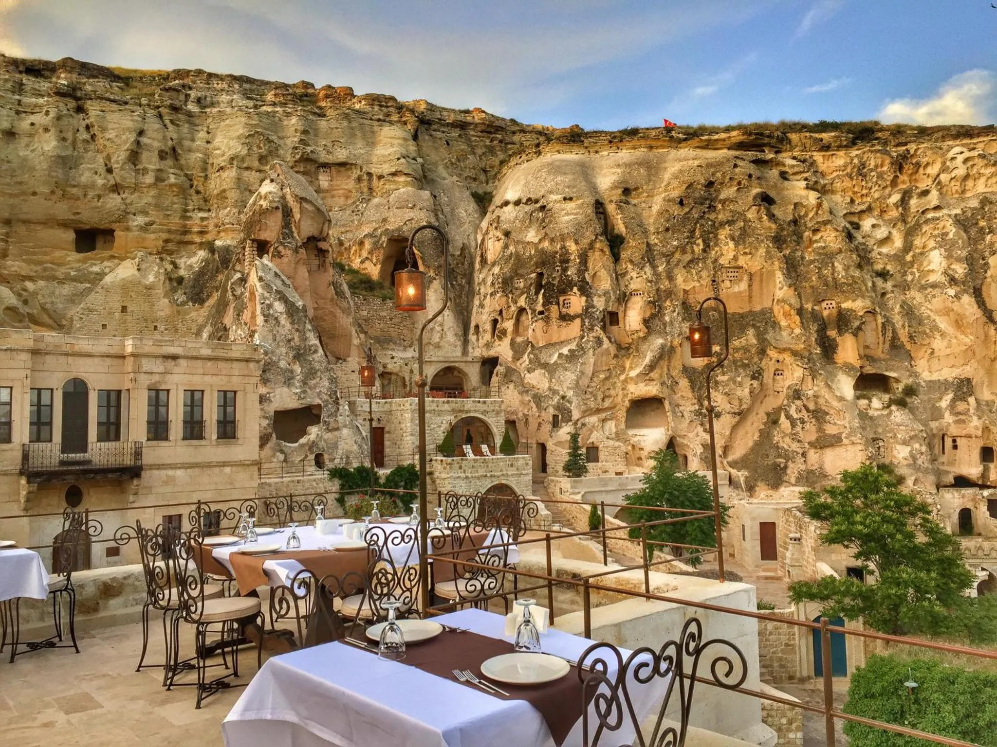 Balcony/Terrace in Yunak Evleri Cappadocia