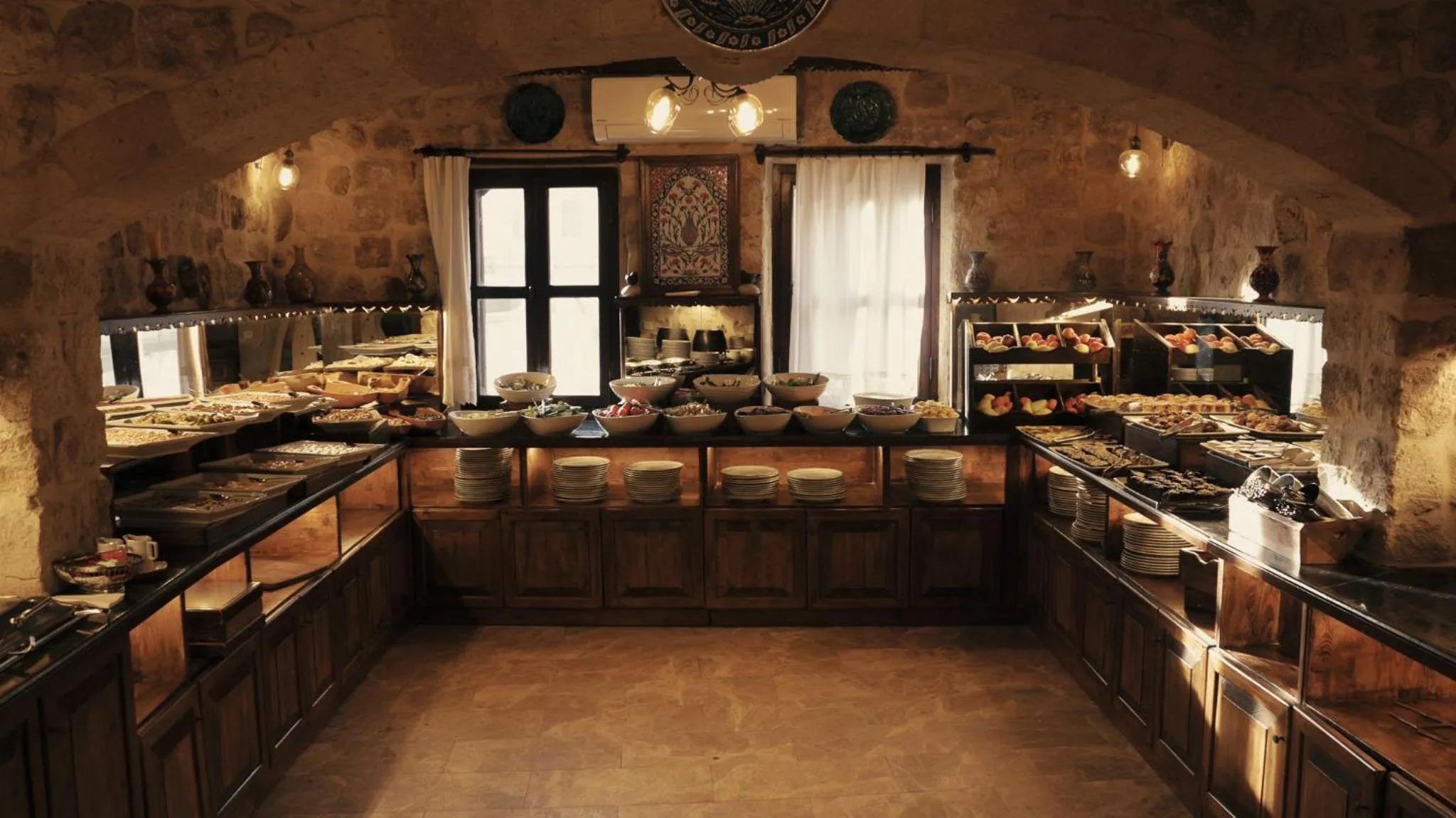 Food and drinks in Yunak Evleri Cappadocia