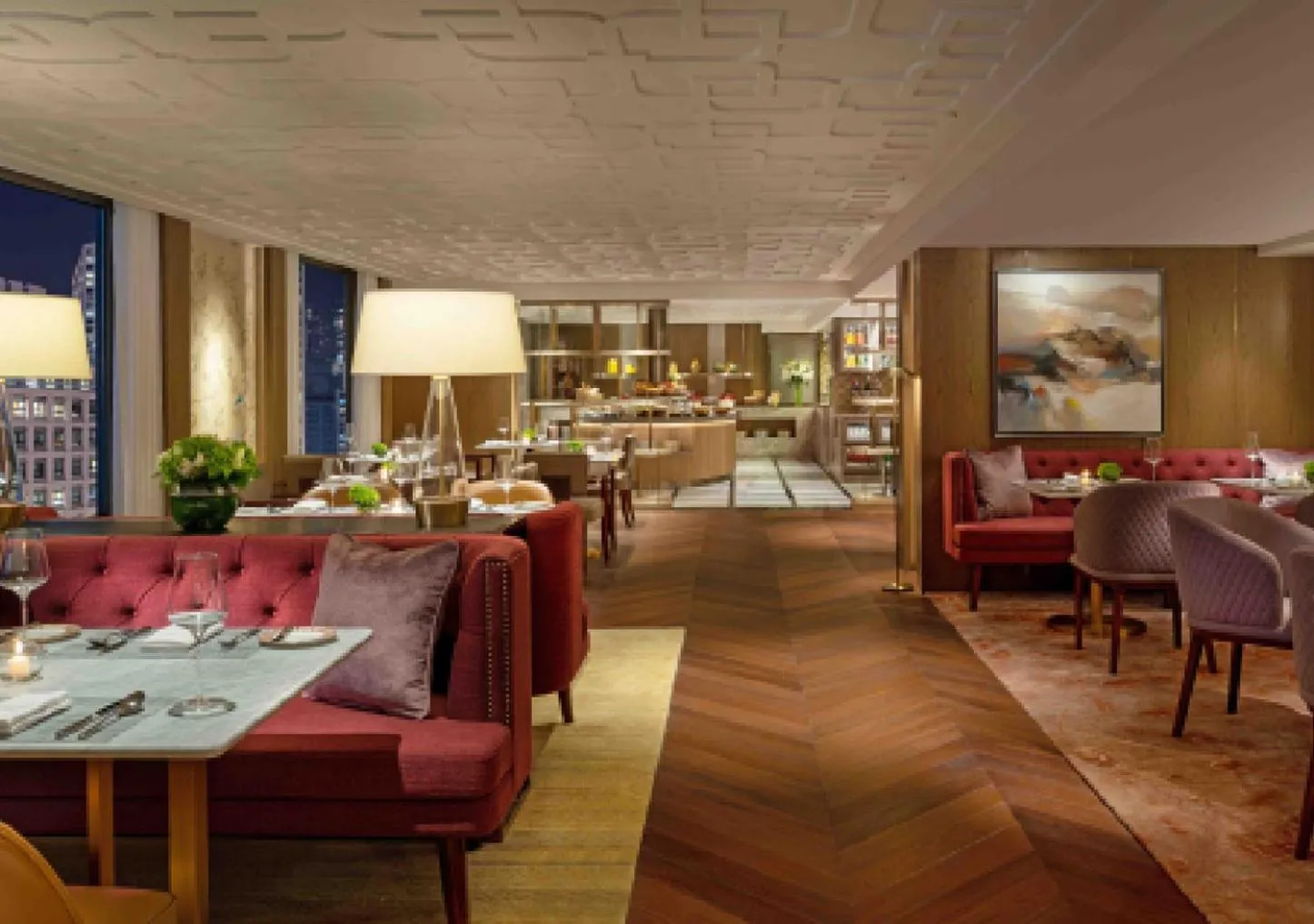 Lobby or reception in Mandarin Oriental, Hong Kong