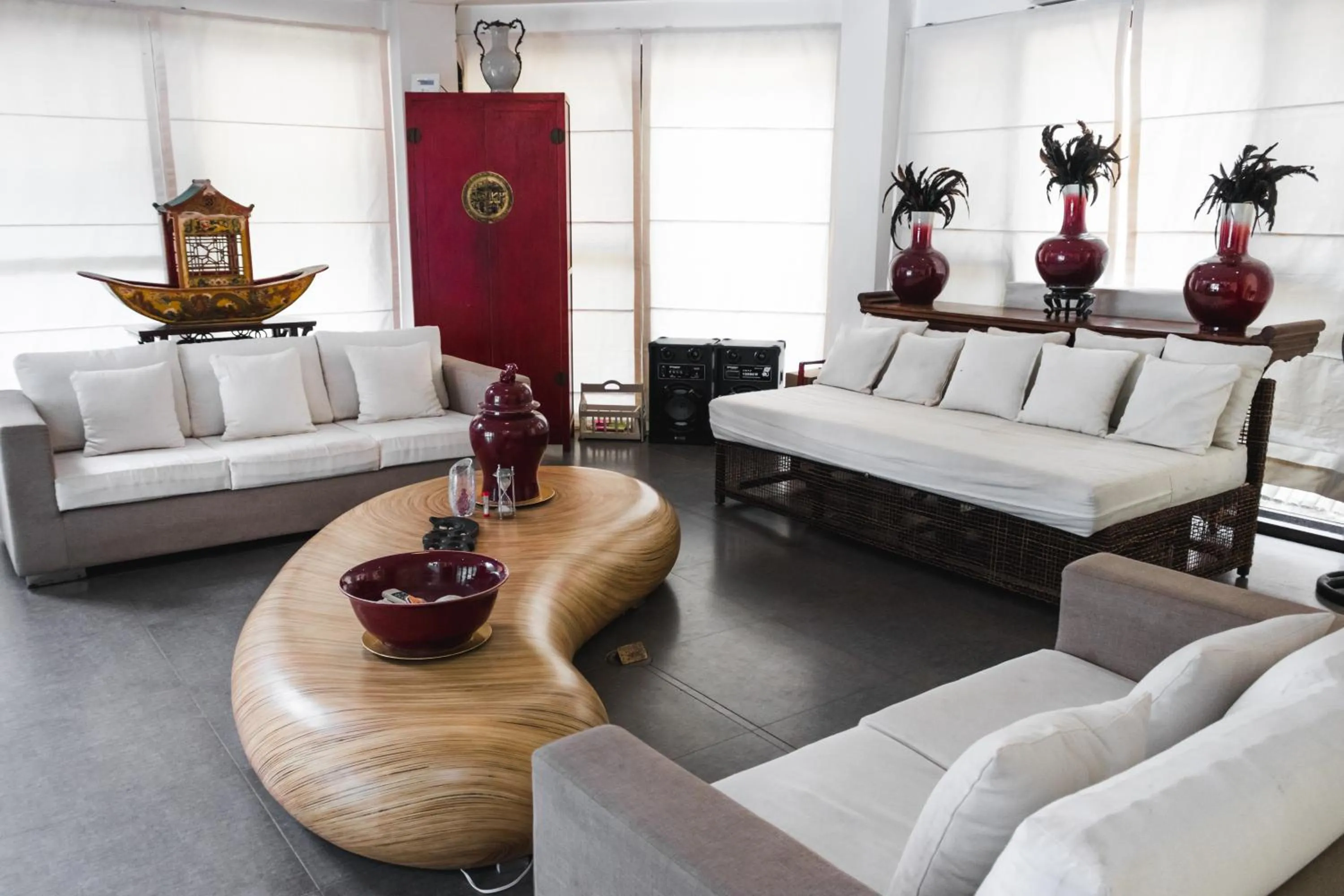 Living room in The Whitehouse by the Sea