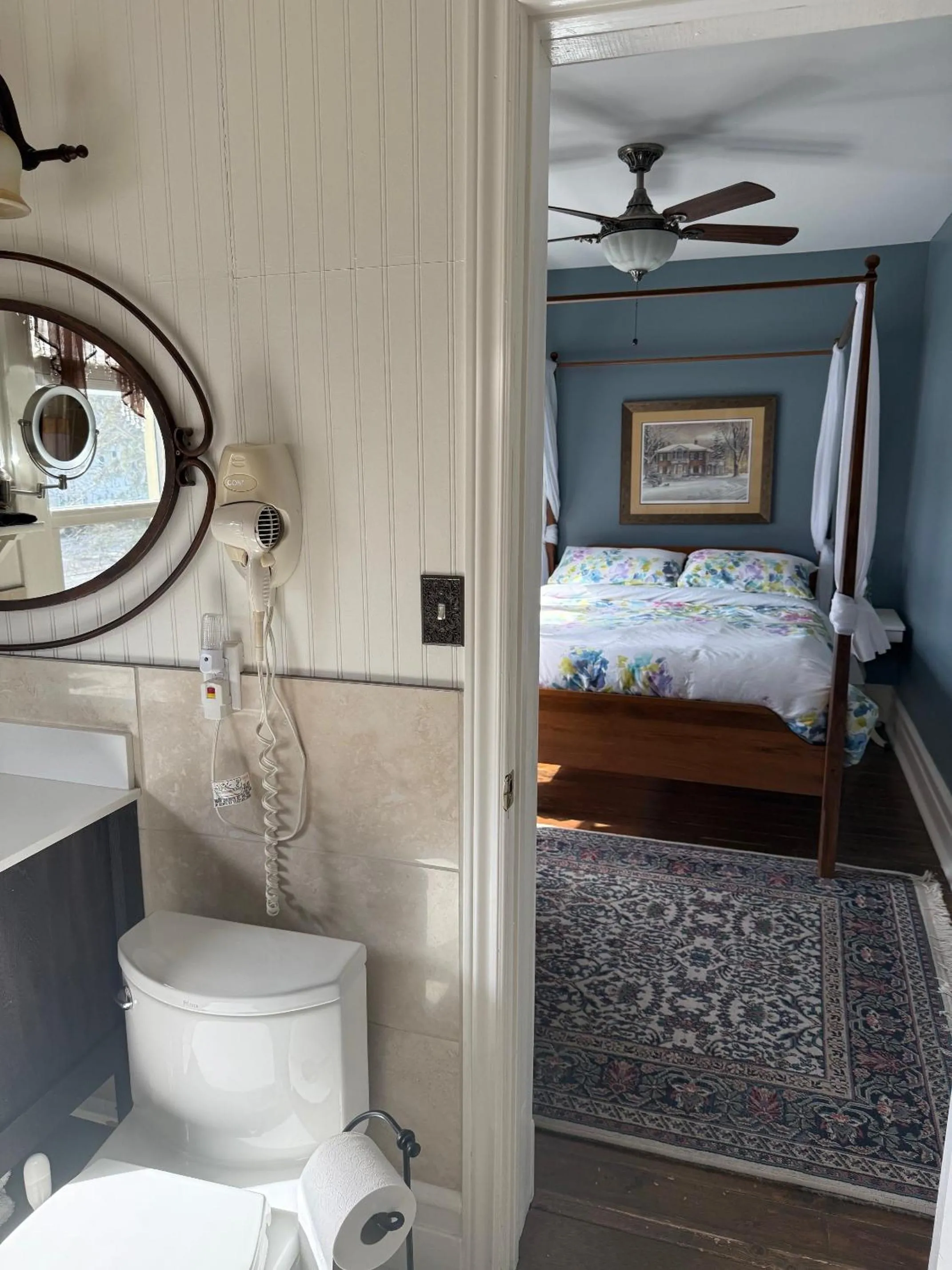 Bed in Green Oaks B&B