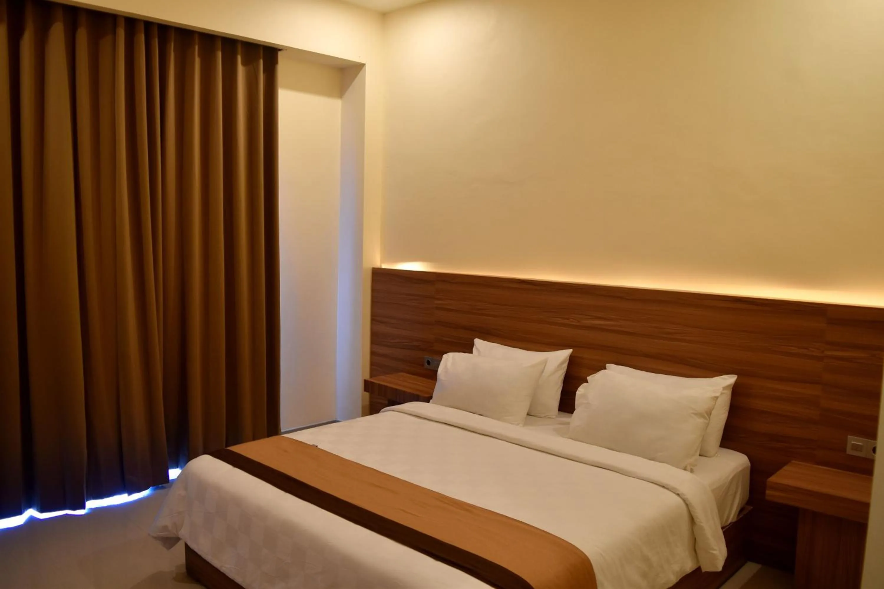 Bed in Padadita Beach Hotel