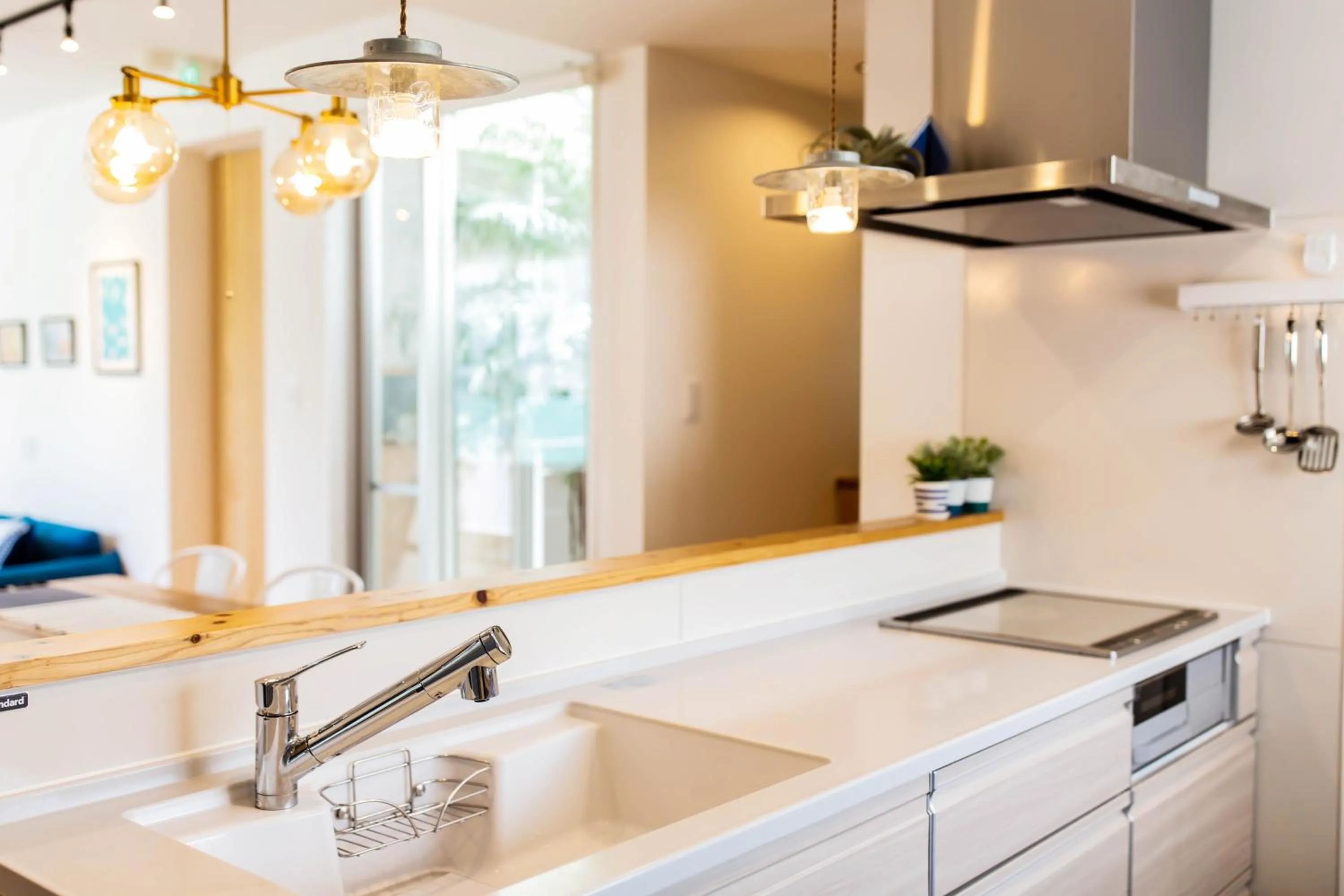 Kitchen or kitchenette in Hotel YANBARUNIA Nago