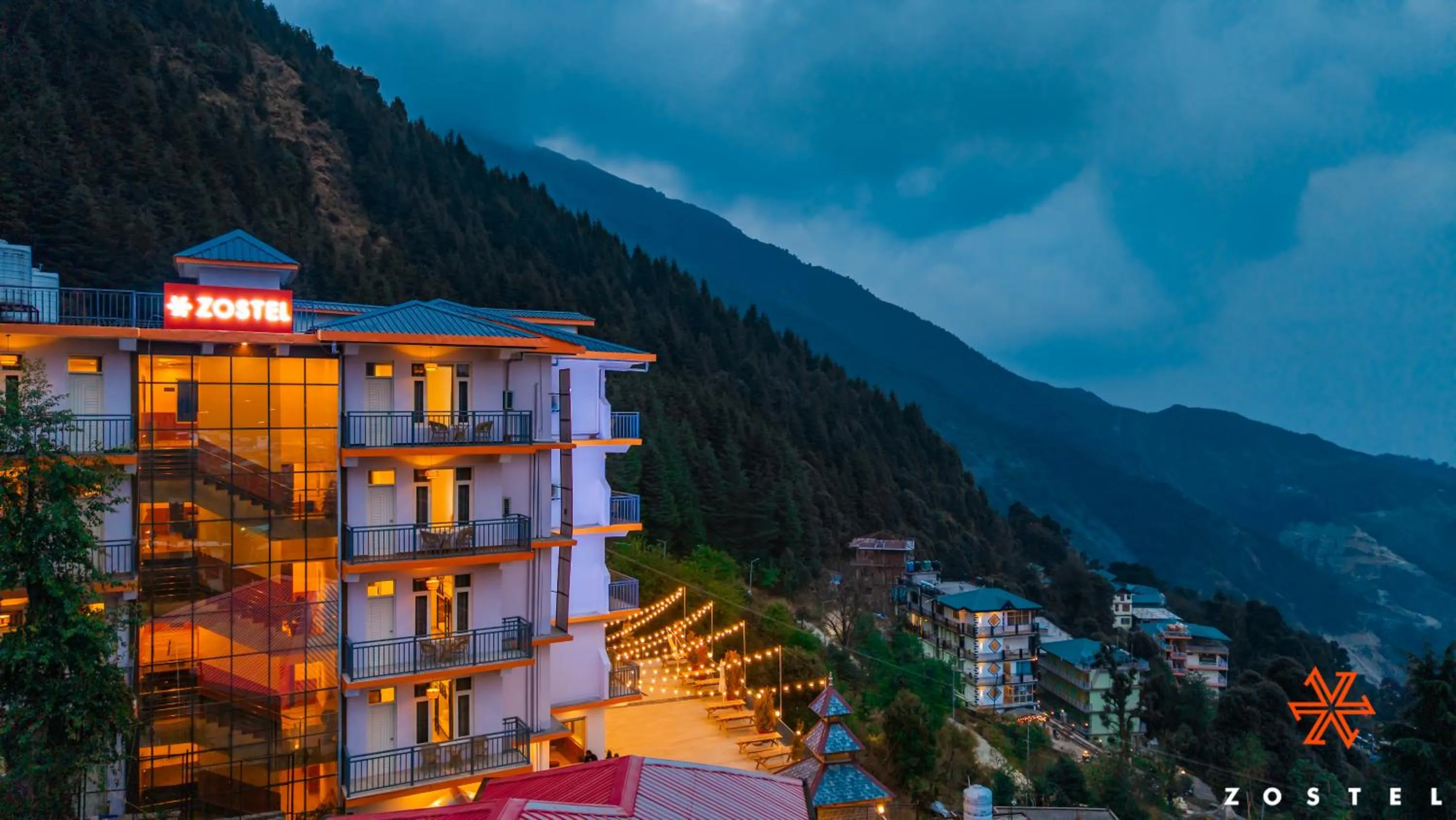 Night in Zostel Dharamkot